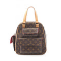 Louis Vuitton Brown Monogram Coated Canvas Leather Handbag (Pre-Owned)