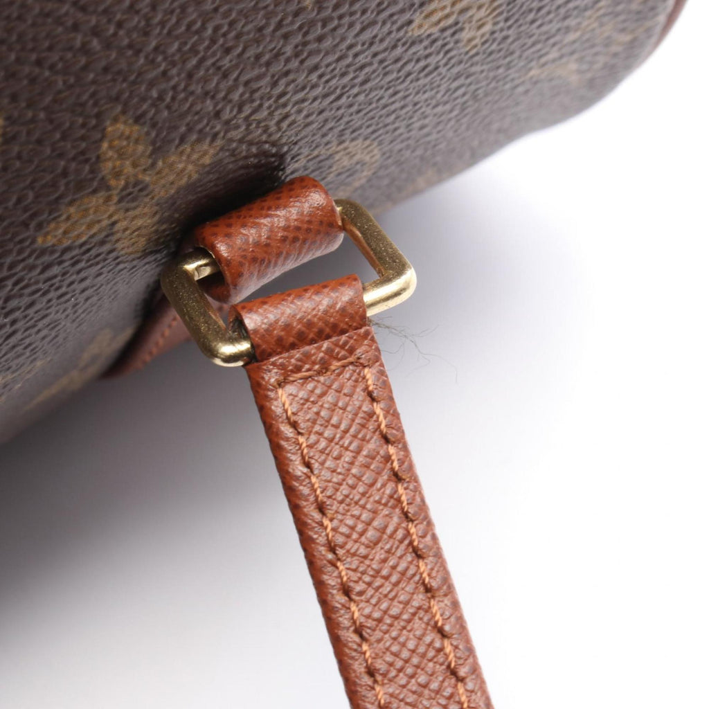 Louis Vuitton Brown Monogram Coated Canvas Leather Handbag (Pre-Owned)