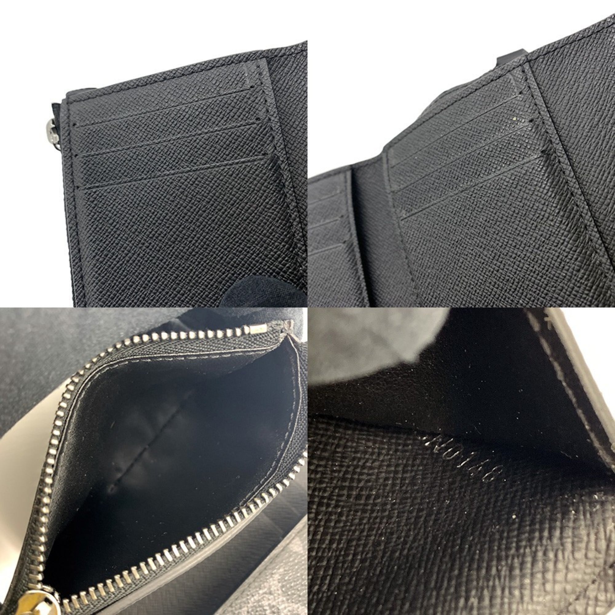 Louis Vuitton Monogram Eclipse Monogram Eclipse Monogram Eclipse Wallet (Tri-Fold) (Pre-Owned)
