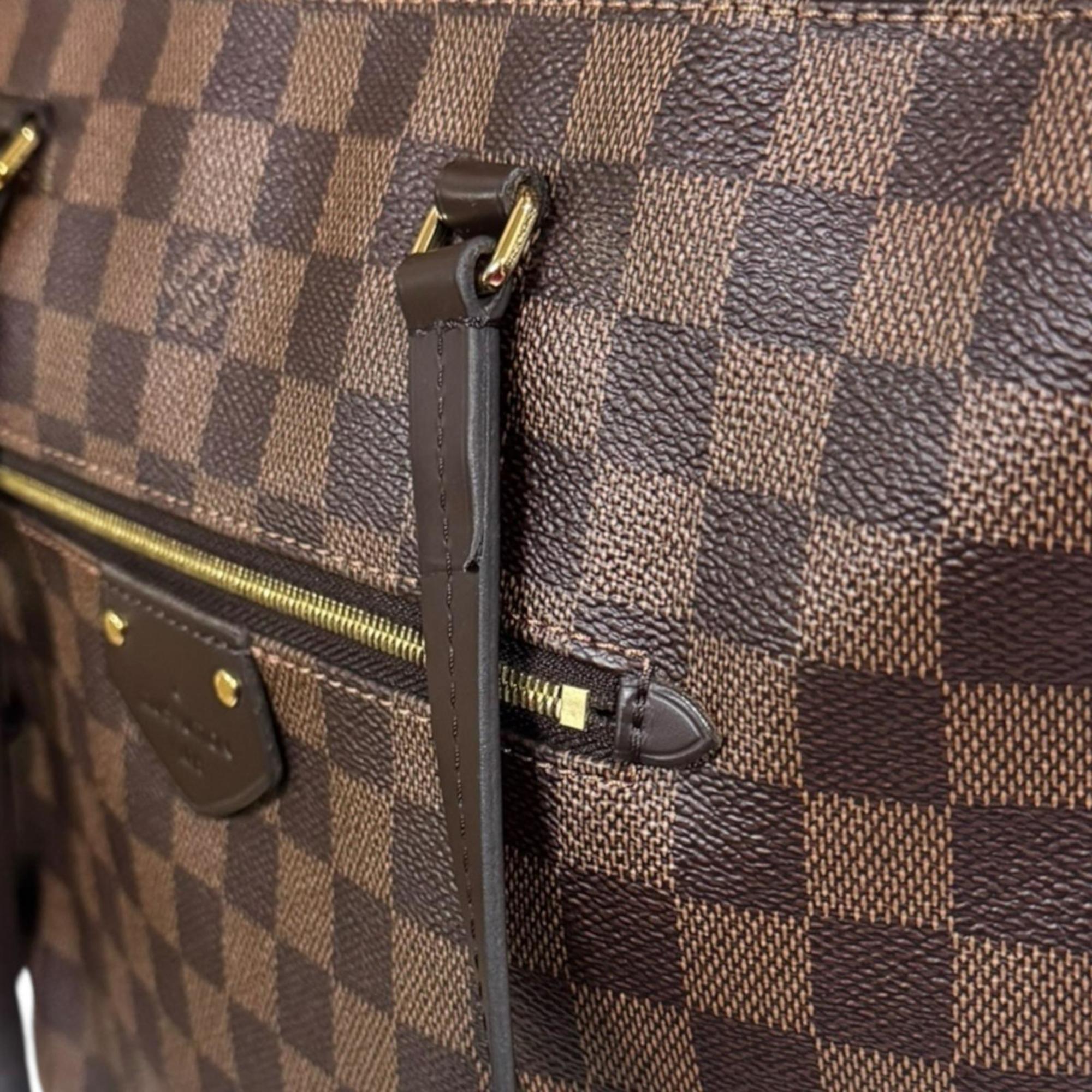 Louis Vuitton Brown Damier Canvas Tote Bag (Pre-Owned)