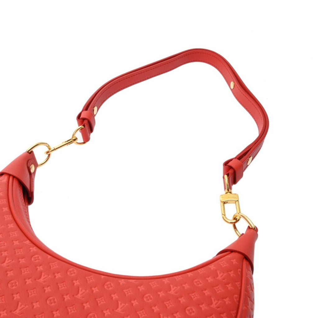 Louis Vuitton Red Color Leather Shoulder Bag (Pre-Owned)