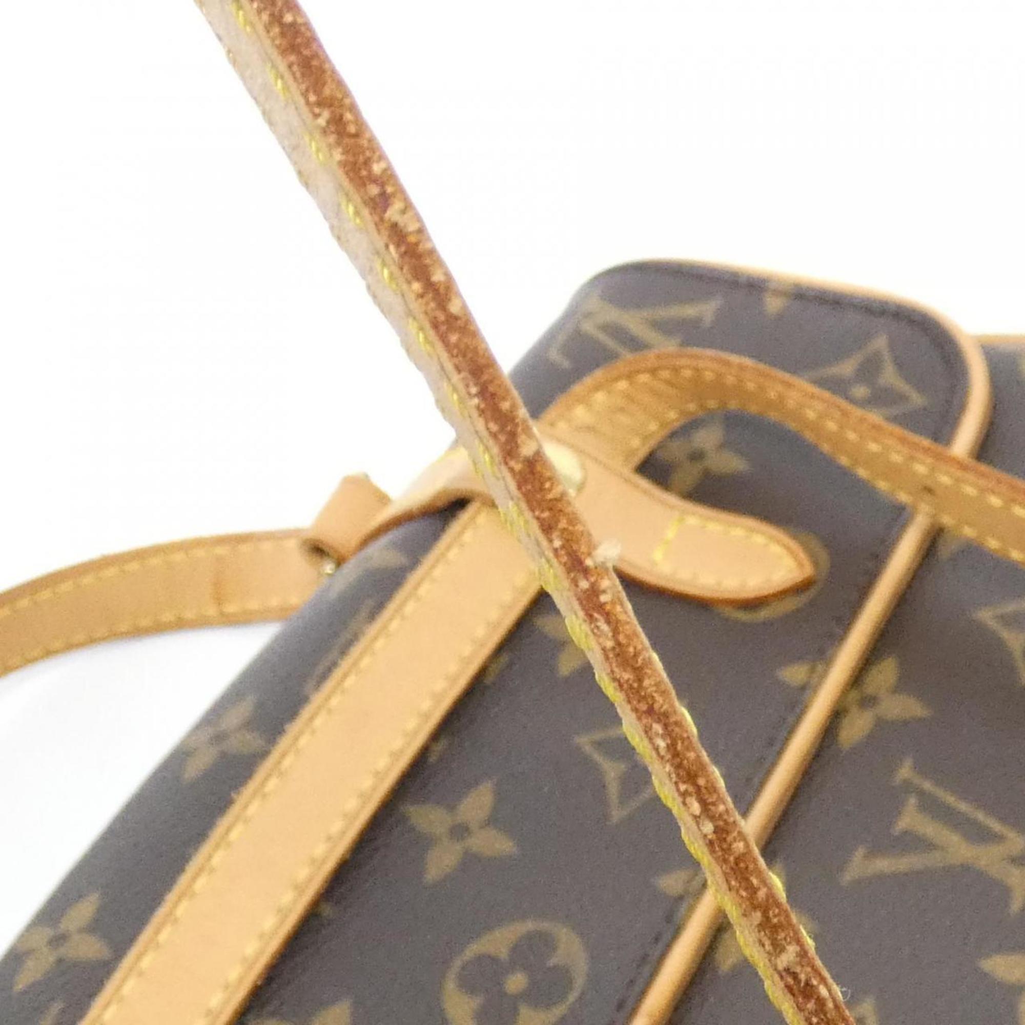 Louis Vuitton Marron Coated Canvas Backpack (Pre-Owned)