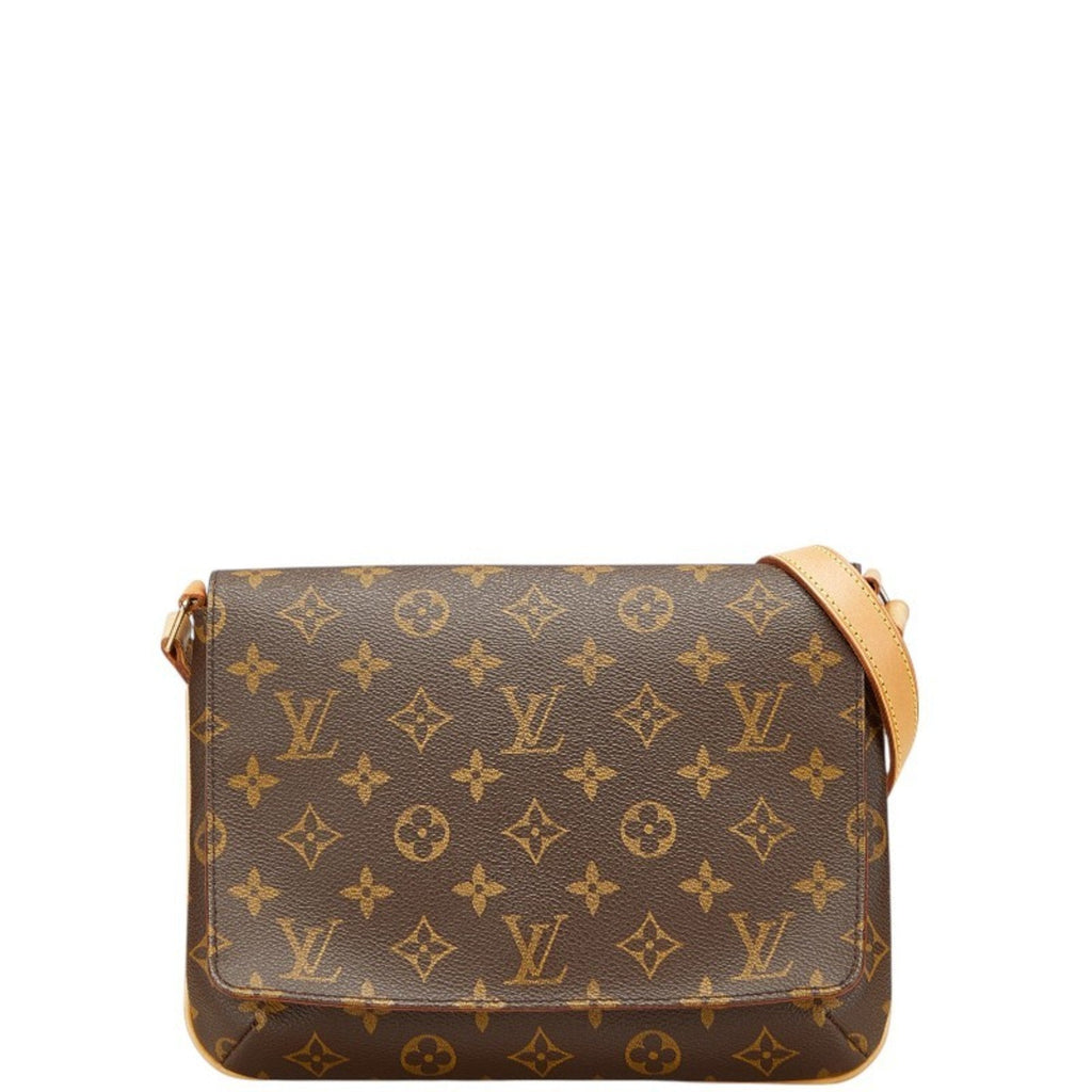 Louis Vuitton Brown Pvc Leather Shoulder Bag (Pre-Owned)