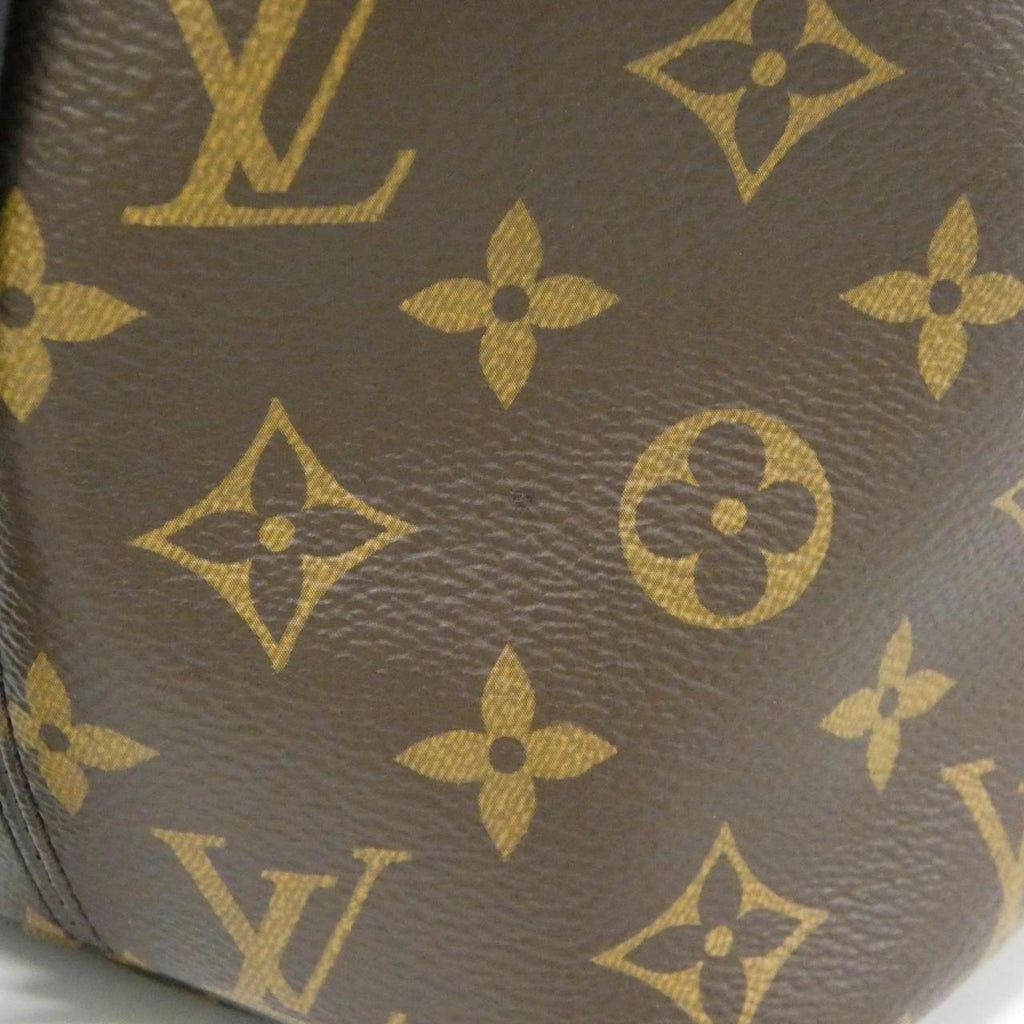 Louis Vuitton Marron Coated Canvas Handbag Pouch (Pre-Owned)