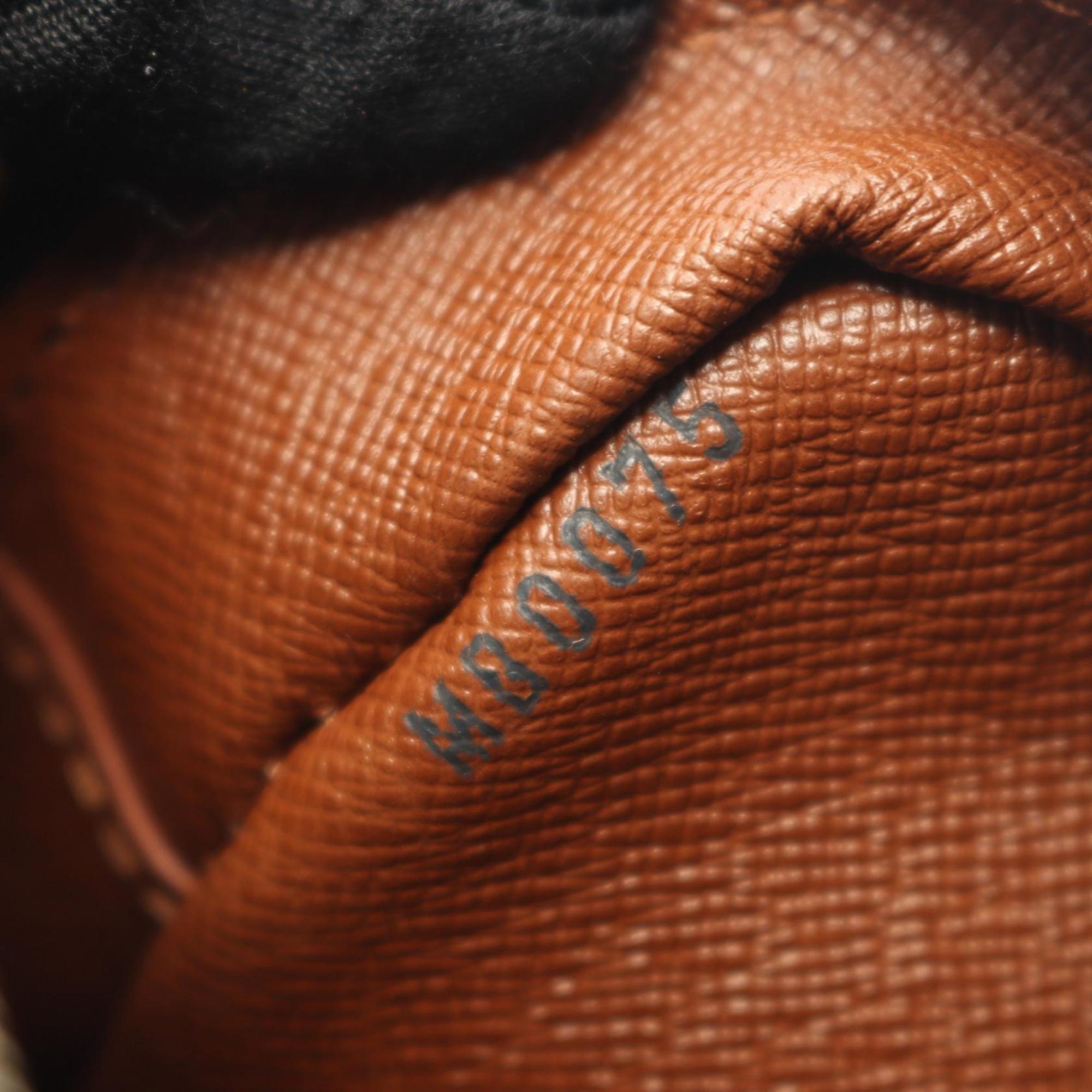 Louis Vuitton Brown Monogram Coated Canvas Leather Shoulder Bag (Pre-Owned)