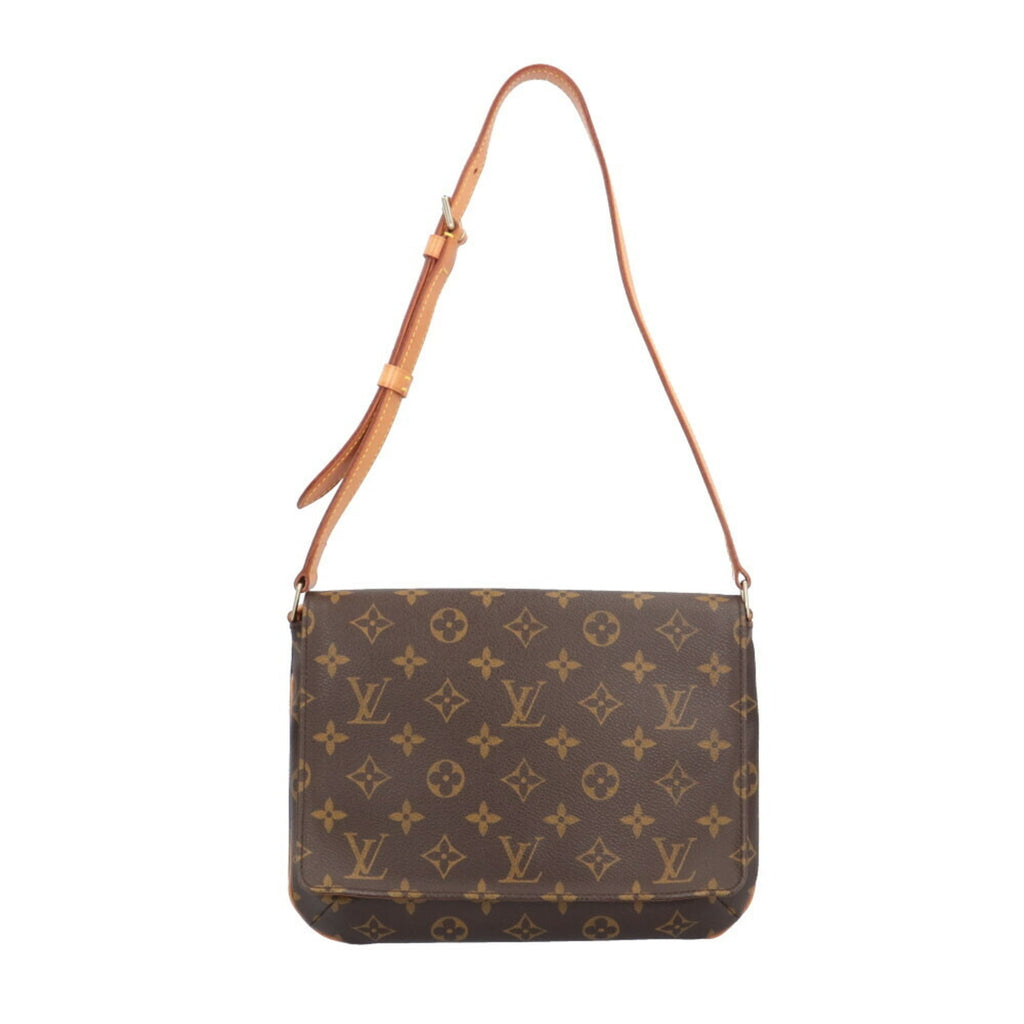 Louis Vuitton Brown Canvas Monogram Shoulder Bag (Pre-Owned)