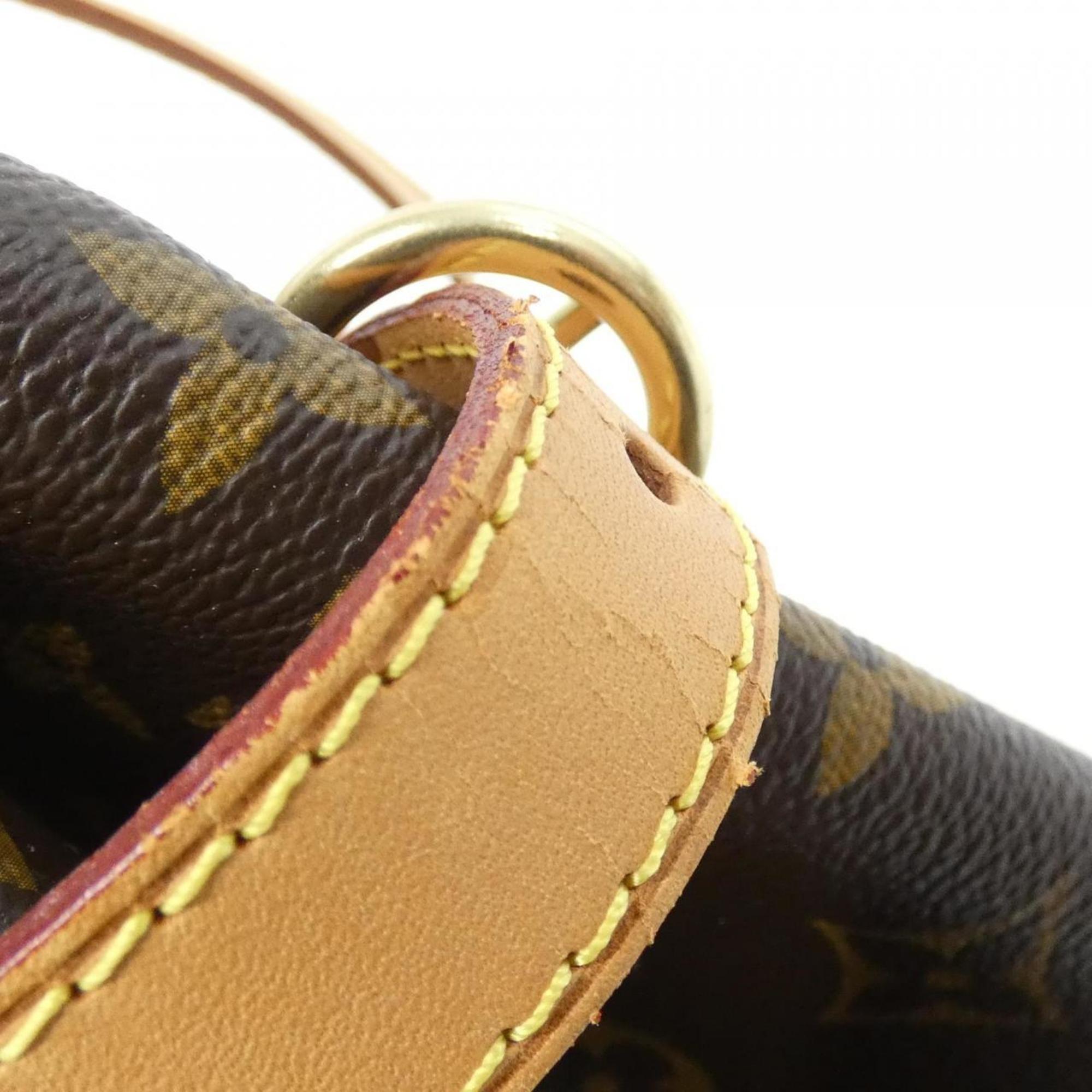 Louis Vuitton Marron Coated Canvas Shoulder Bag (Pre-Owned)