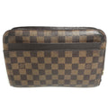 Louis Vuitton Brown Damier Canvas Ebene Damier Canvas Clutch Bag Pouch (Pre-Owned)