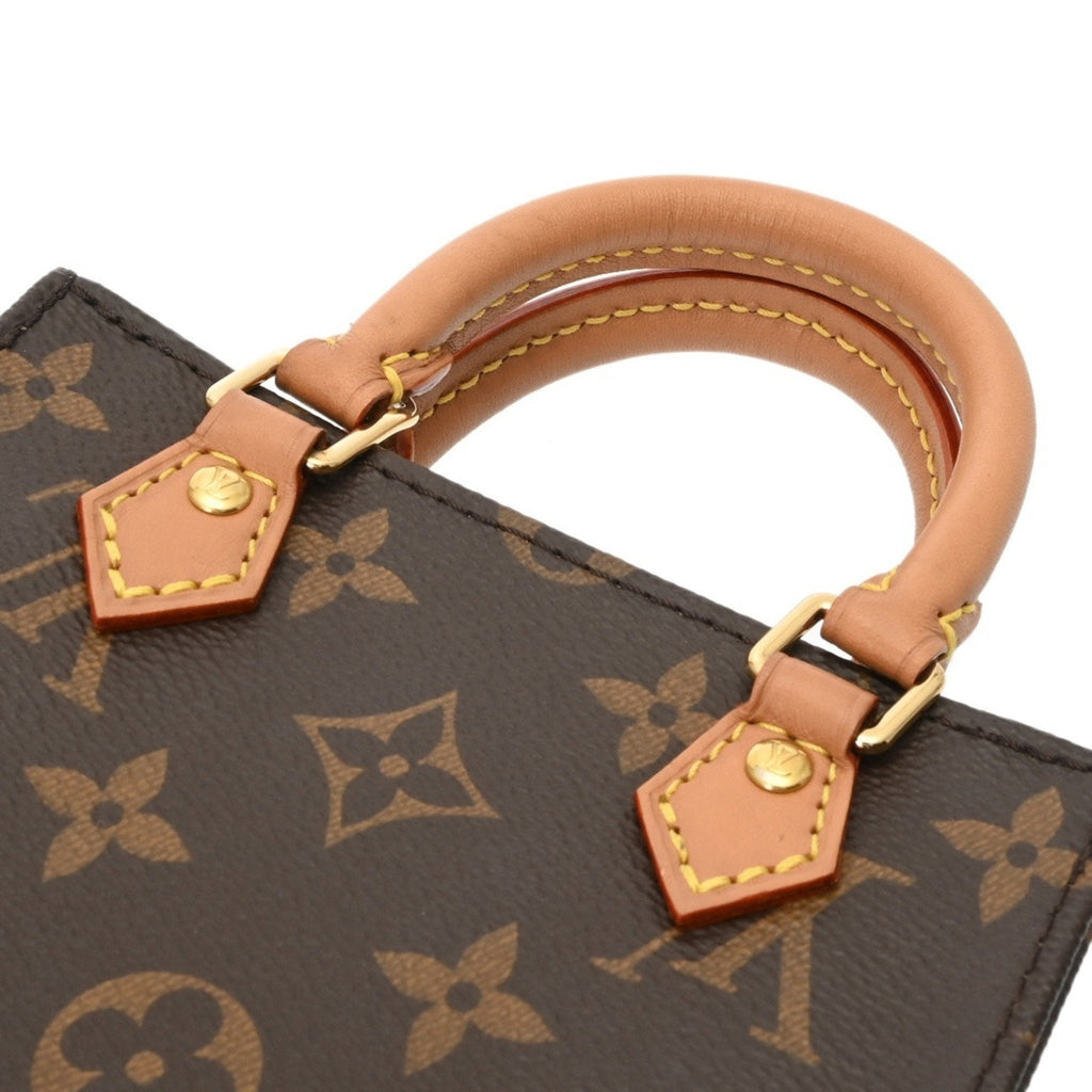 Louis Vuitton Brown Monogram Canvas Handbag (Pre-Owned)