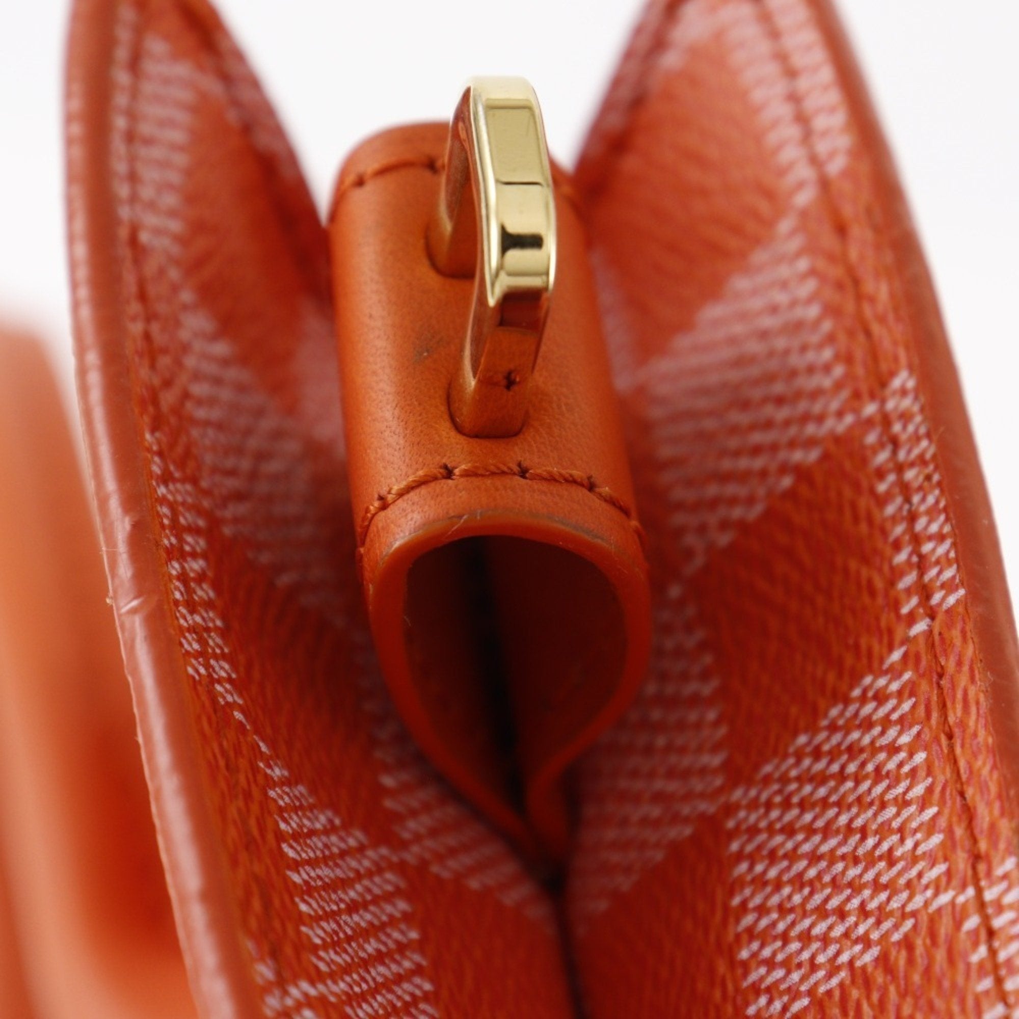 Louis Vuitton Orange Pimont Damier Canvas Handbag Tote Bag (Pre-Owned)
