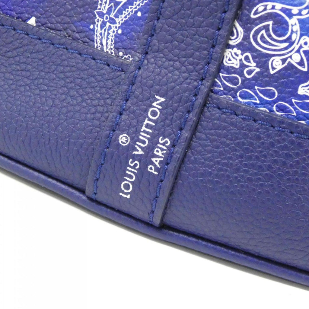 Louis Vuitton Blue Leather Shoulder Bag (Pre-Owned)
