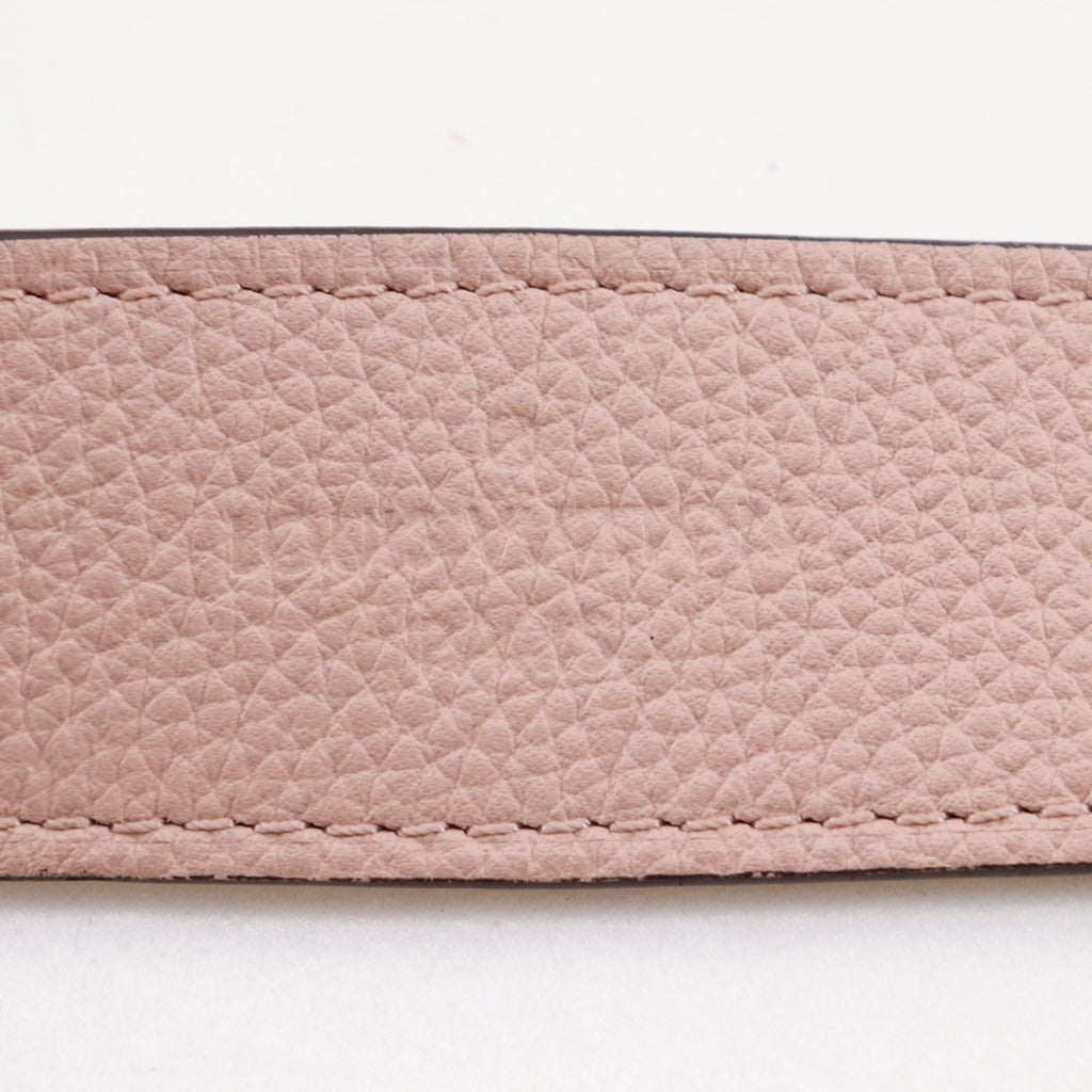 Louis Vuitton Magnolia Pink Mahina Leather Monogram Shoulder Bag (Pre-Owned)