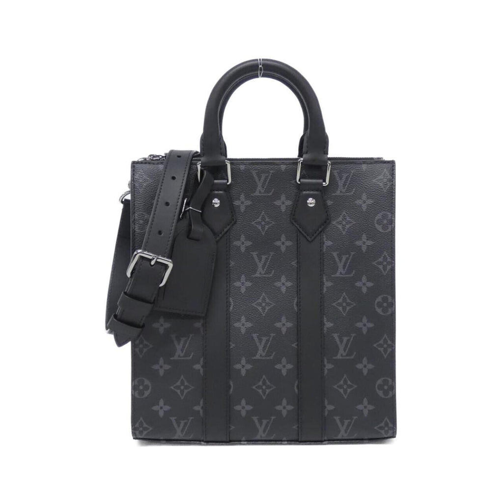 Louis Vuitton Black Coated Canvas Handbag (Pre-Owned)
