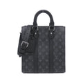 Louis Vuitton Black Coated Canvas Handbag (Pre-Owned)