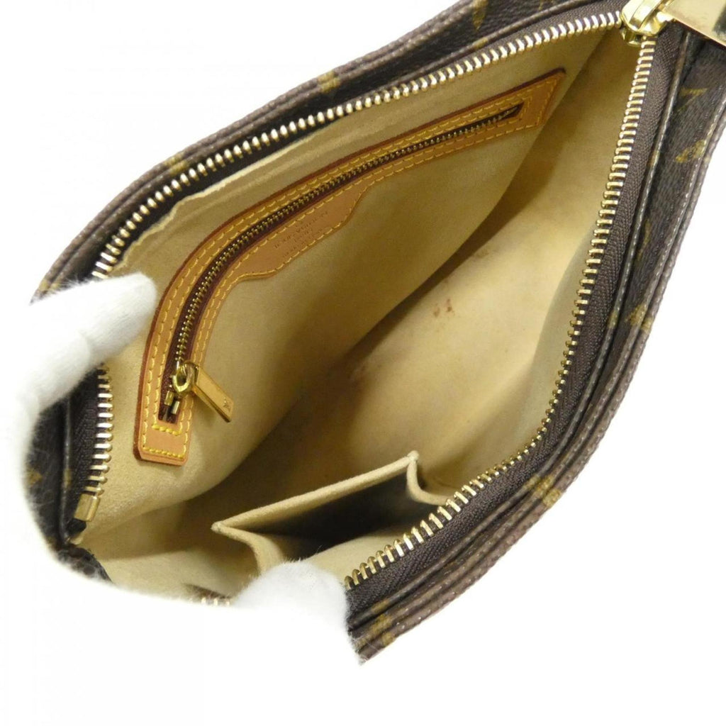 Louis Vuitton Brown Coated Canvas Shoulder Bag (Pre-Owned)