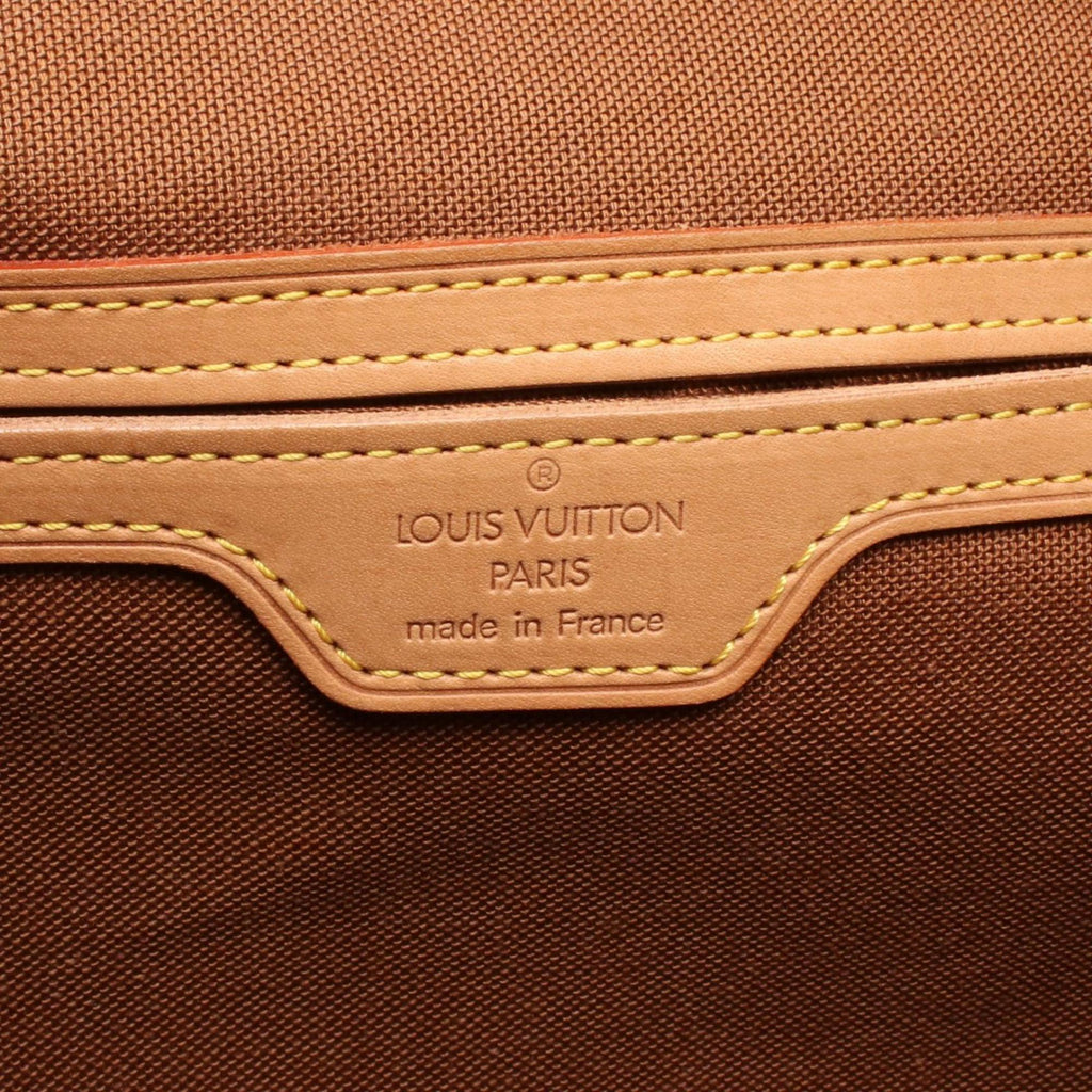 Louis Vuitton Brown Pvc Coated Canvas Monogram Leather Backpack (Pre-Owned)