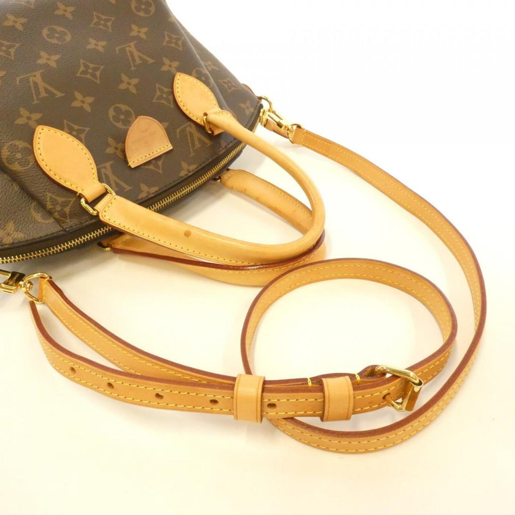 Louis Vuitton Marron Coated Canvas Handbag (Pre-Owned)