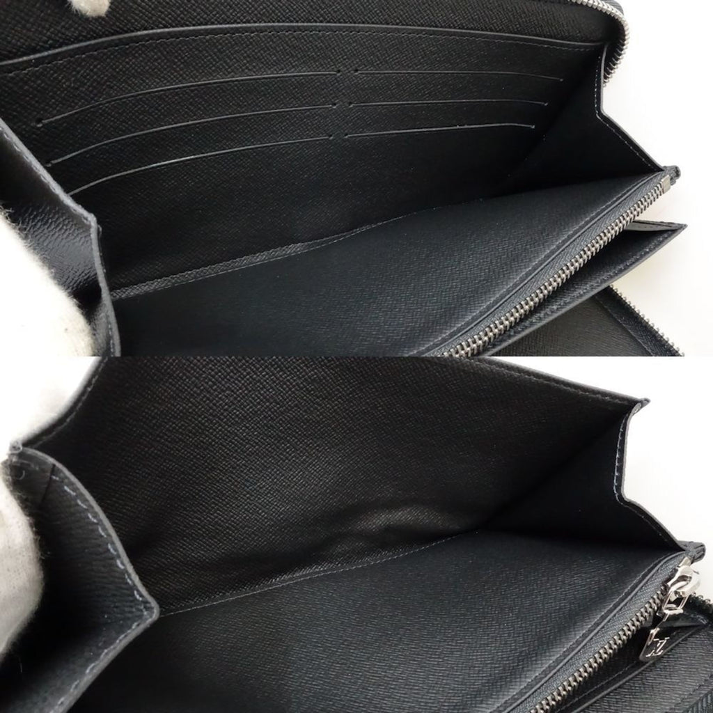 Louis Vuitton Monogram Eclipse Noir Monogram Eclipse Long Wallet (Bi-Fold) (Pre-Owned)