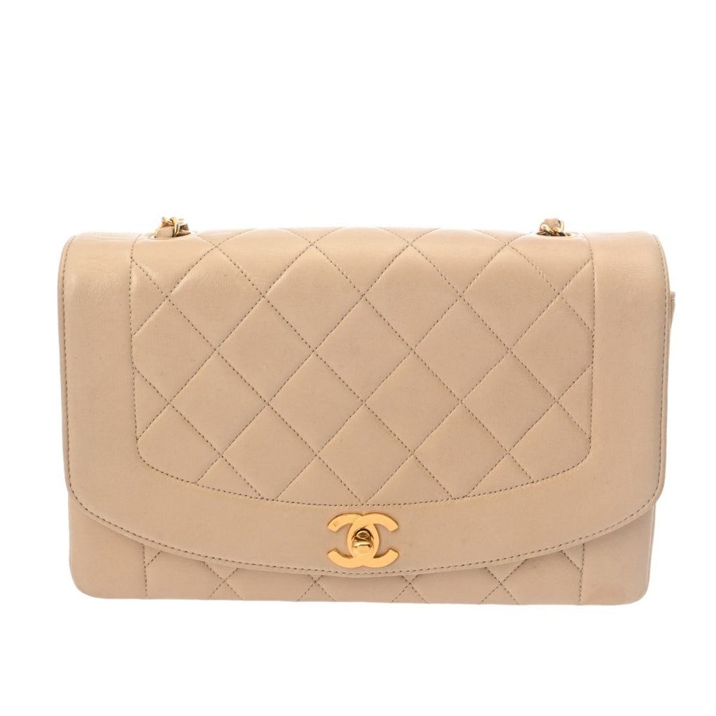 Vintage Diana Flap Bag Quilted Lambskin Medium