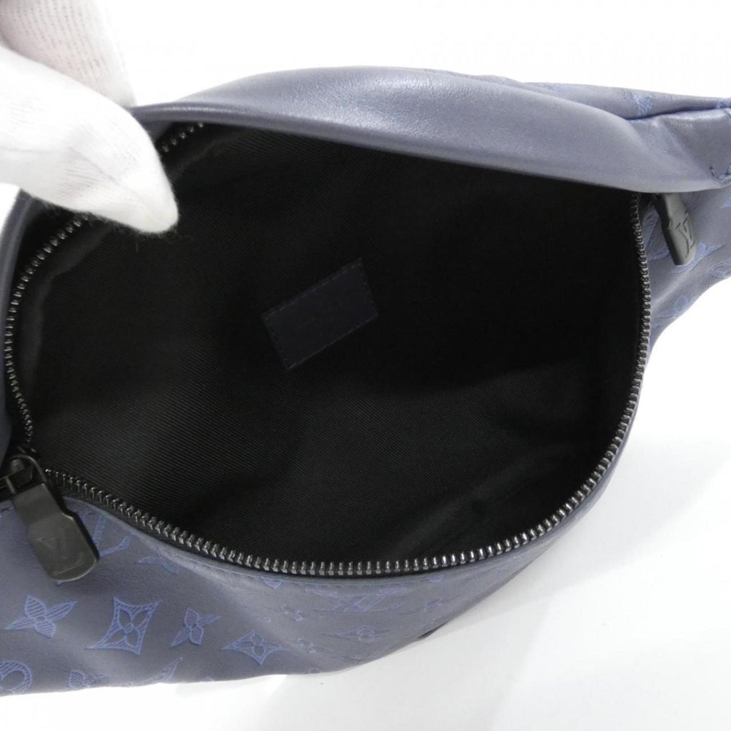 Louis Vuitton Black Navy Monogram Shadow Shoulder Bag (Pre-Owned)
