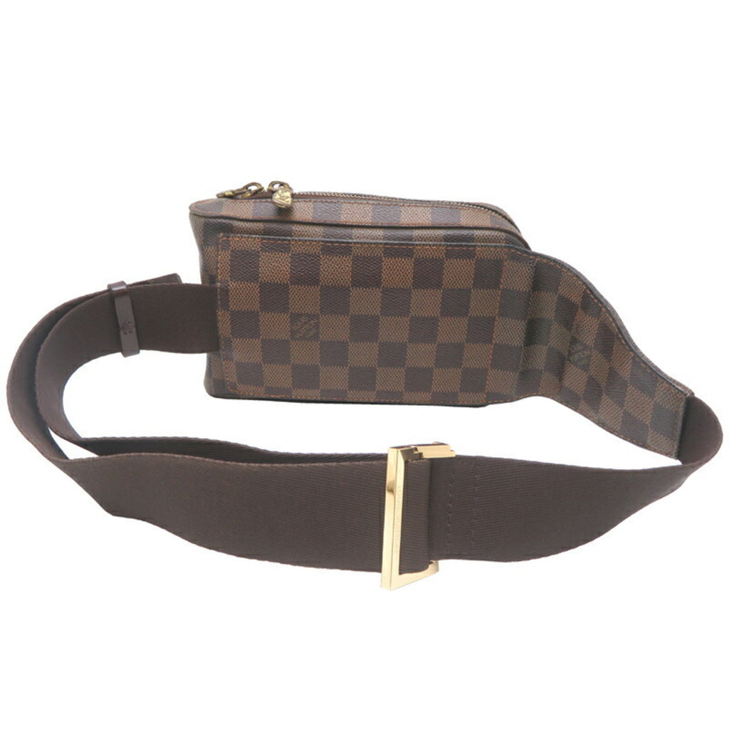 Louis Vuitton Damier Brown Damier Canvas Galle Leather Sling Bag (Pre-Owned)