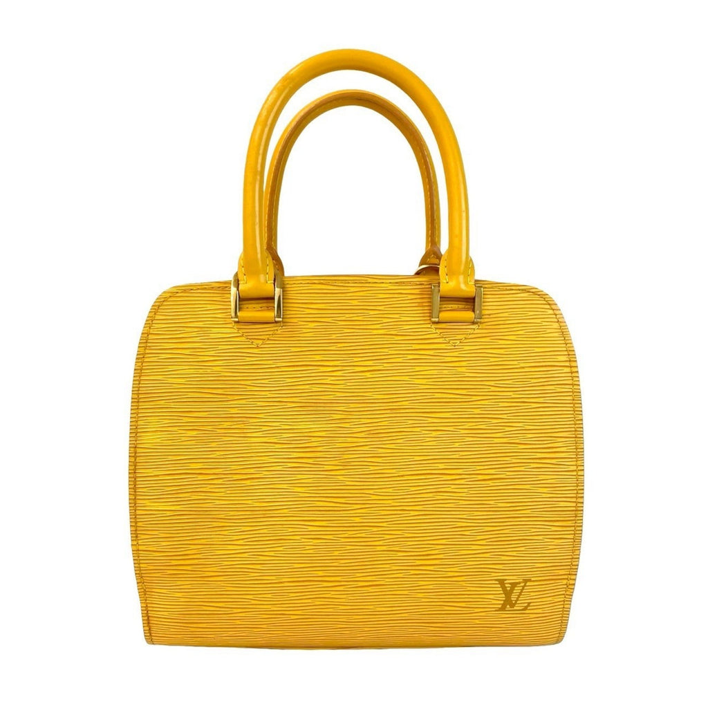 Louis Vuitton Yellow Epi Leather Handbag (Pre-Owned)