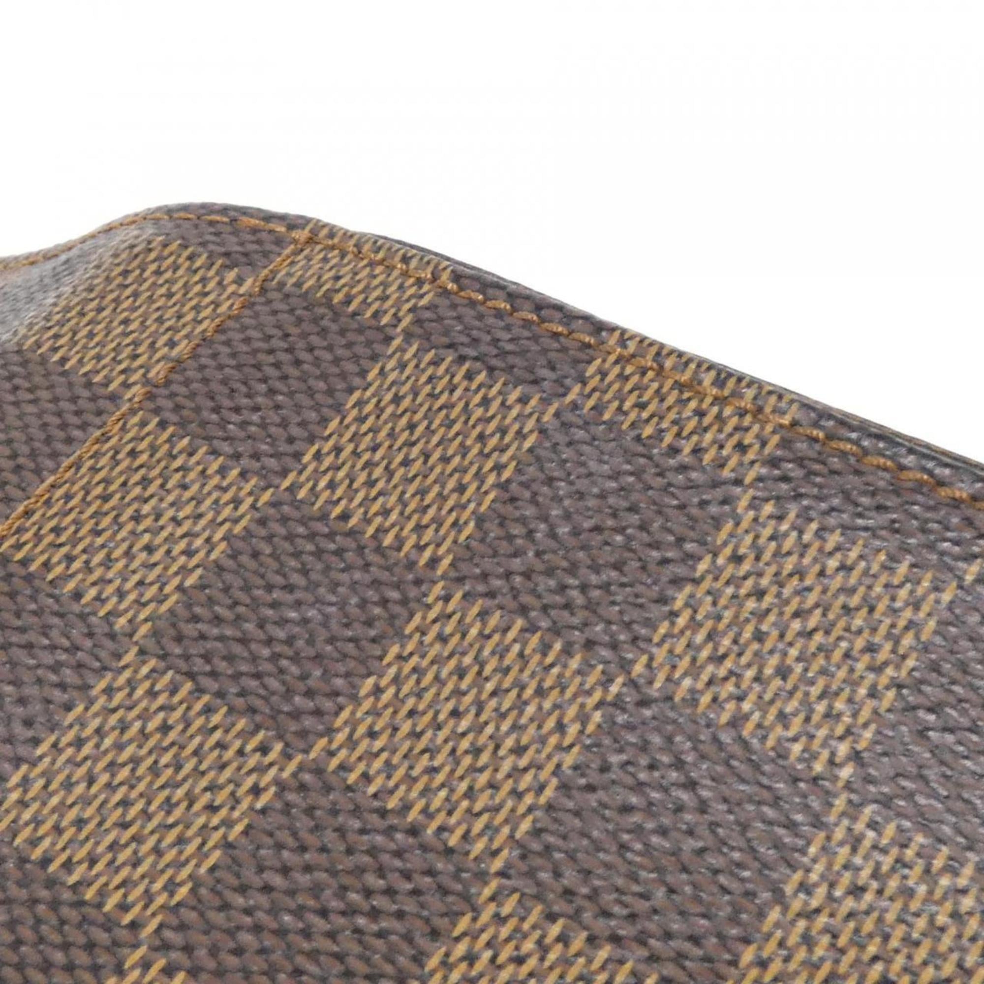 Louis Vuitton Damier Canvas Ebene Damier Canvas Shoulder Bag (Pre-Owned)