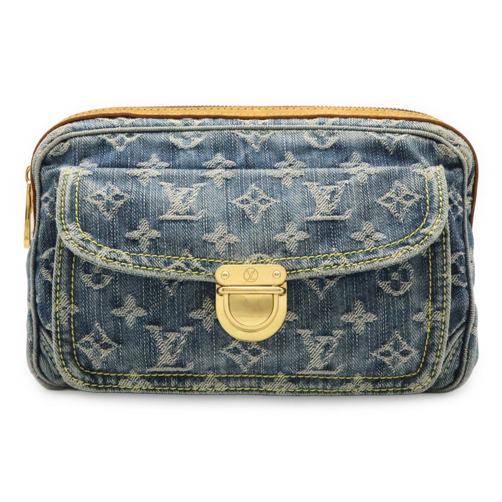 Louis Vuitton Blue Monogram Monogram Denim Fanny Pack Shoulder Bag (Pre-Owned)