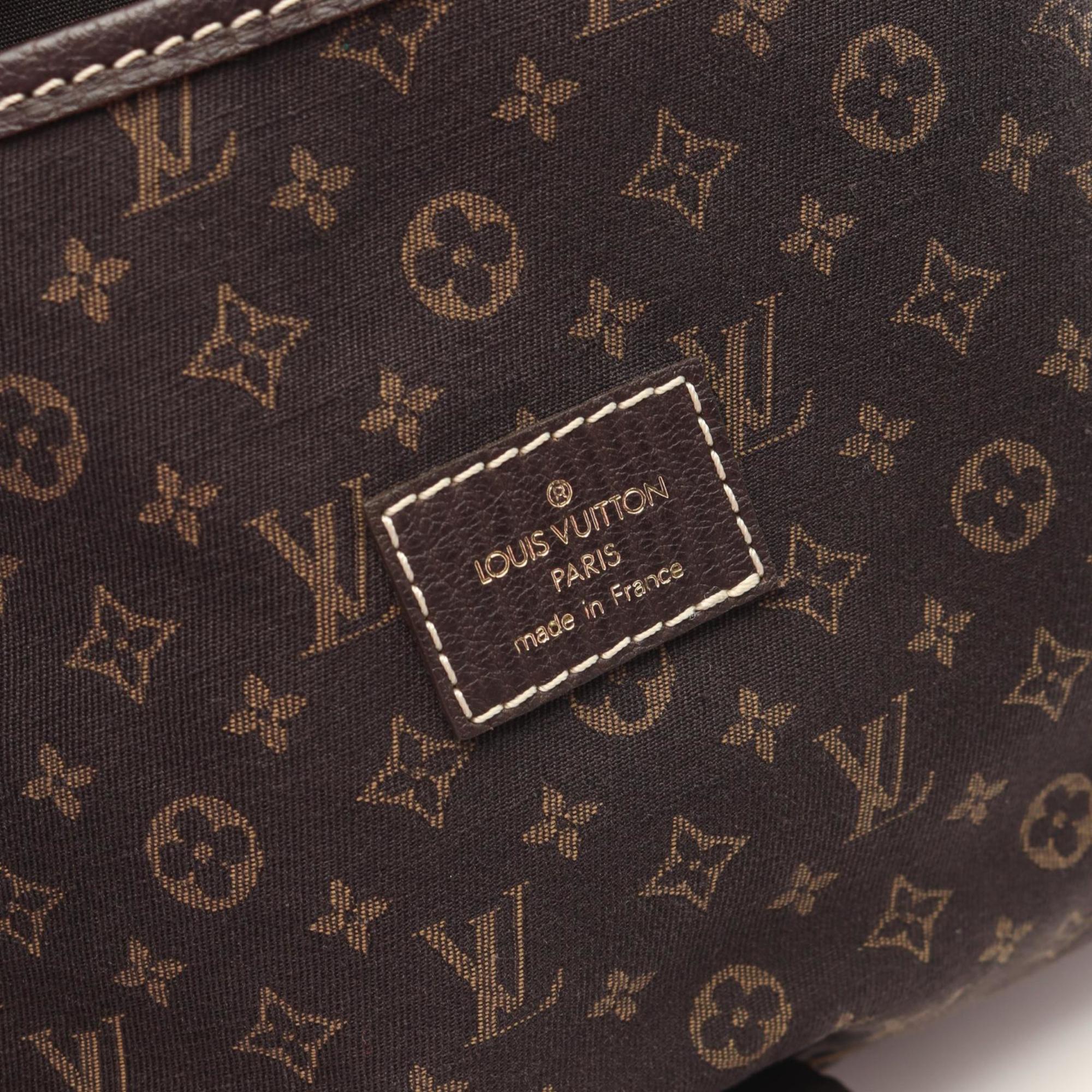 Louis Vuitton Brown Ebene Monogram Mini Lin Shoulder Bag (Pre-Owned)