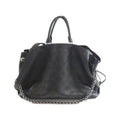 Louis Vuitton Black Leather Handbag (Pre-Owned)
