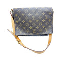 Louis Vuitton Brown Monogram Canvas Shoulder Bag (Pre-Owned)