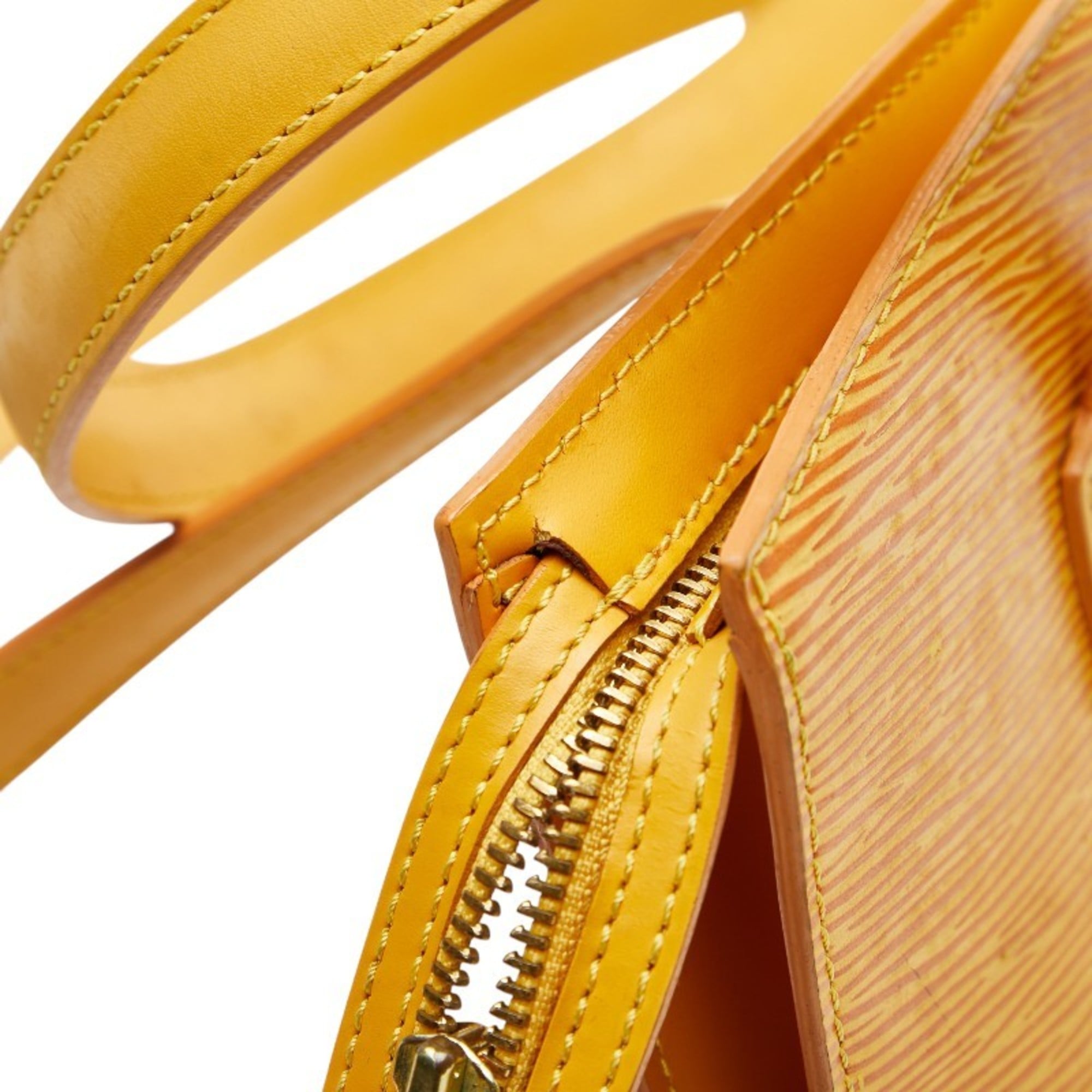 Louis Vuitton Yellow Leather Shoulder Bag (Pre-Owned)