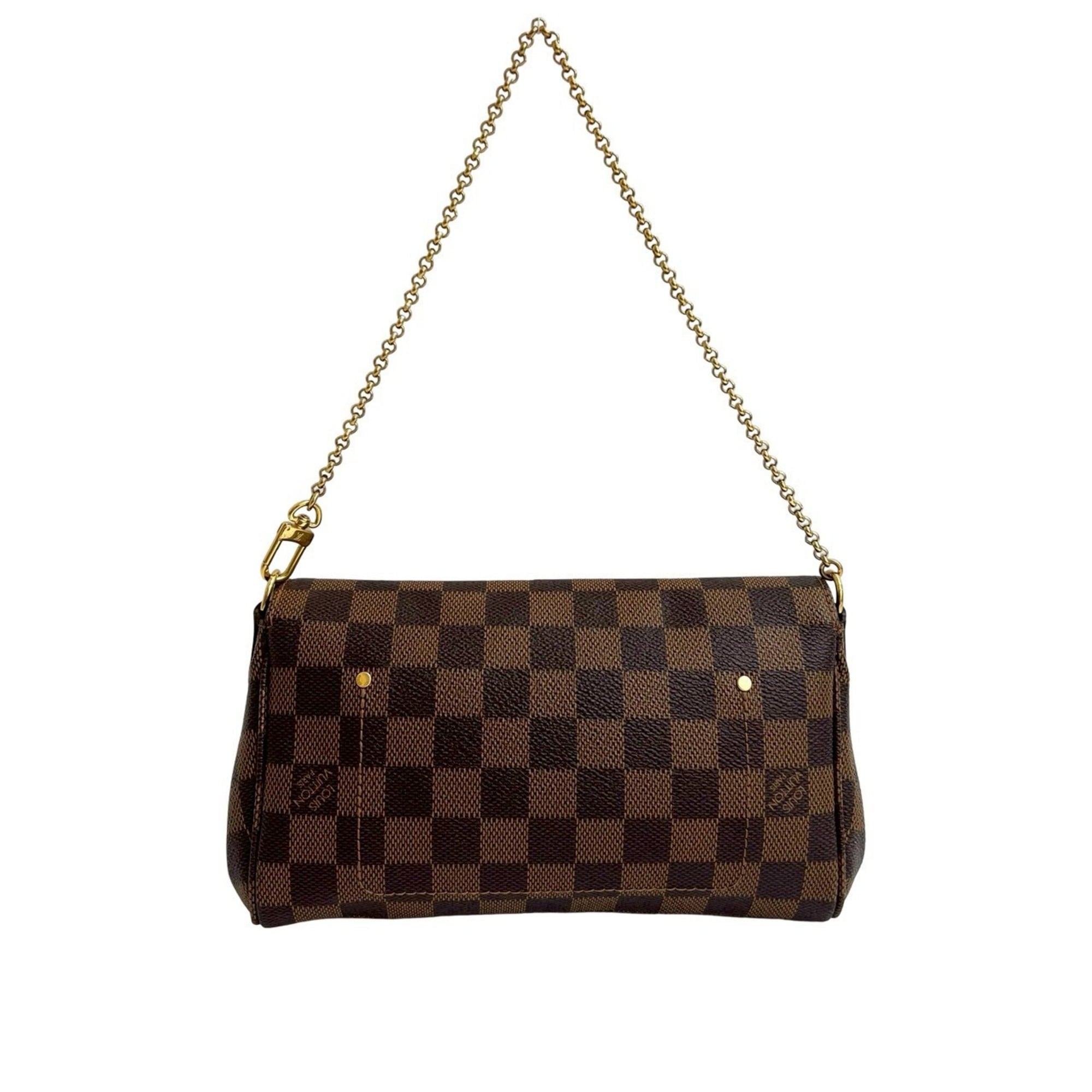 Louis Vuitton Brown Leather Pvc Pochette Shoulder Bag (Pre-Owned)