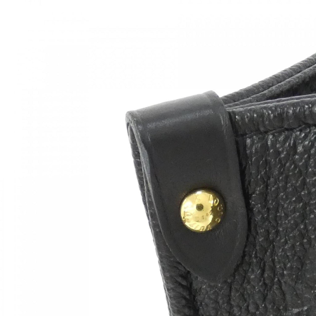 Louis Vuitton Black Leather Handbag (Pre-Owned)
