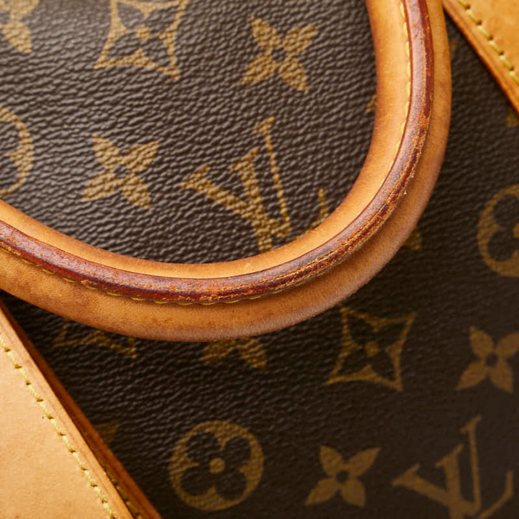 Louis Vuitton Monogram Brown Pvc Leather Boston Bag Shoulder Bag (Pre-Owned)