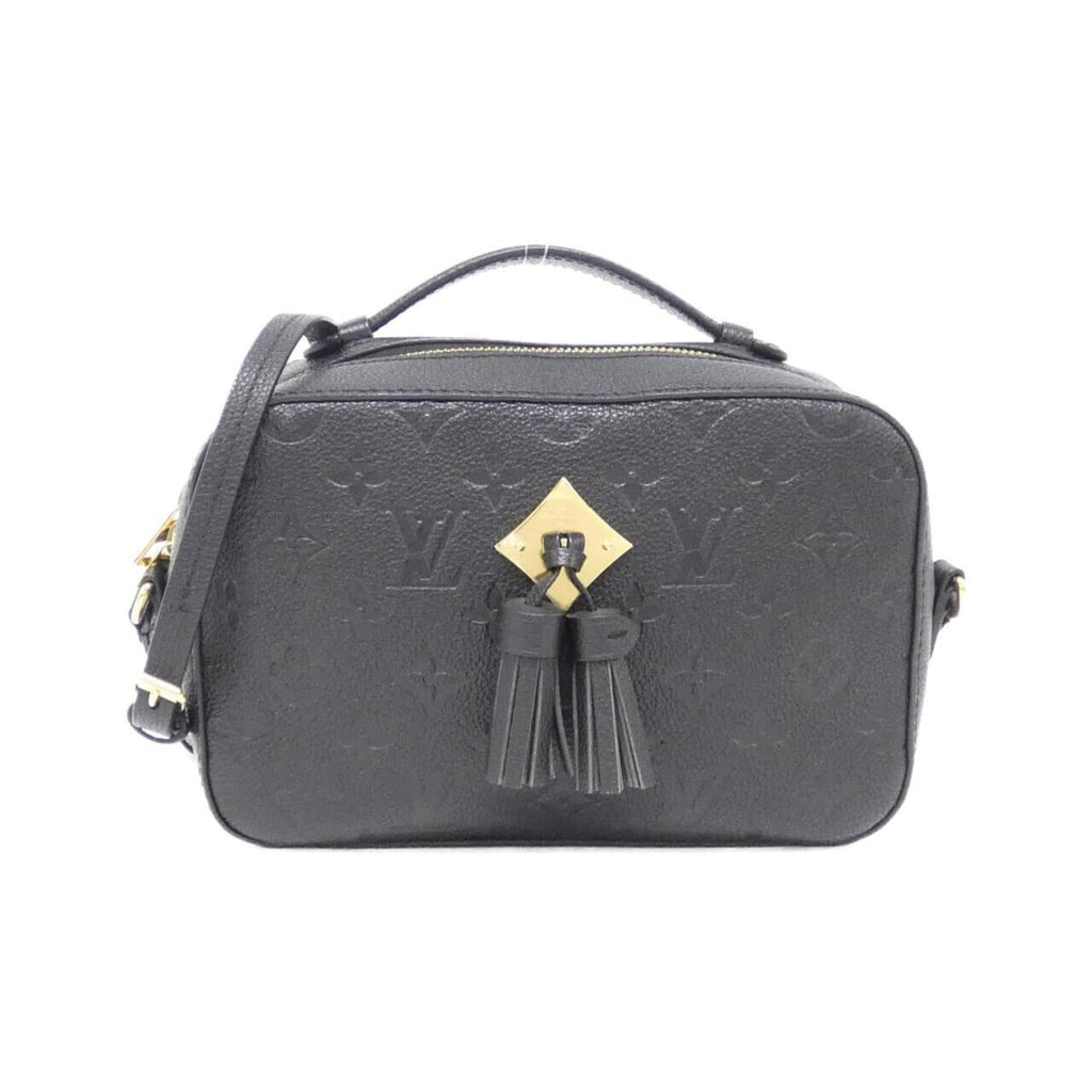 Louis Vuitton Black Leather Shoulder Bag (Pre-Owned)