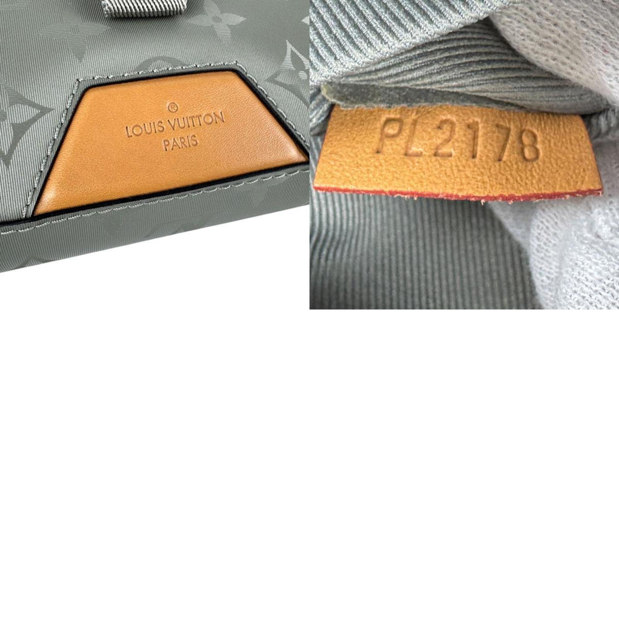 Louis Vuitton Gray Monogram Shoulder Bag (Pre-Owned)