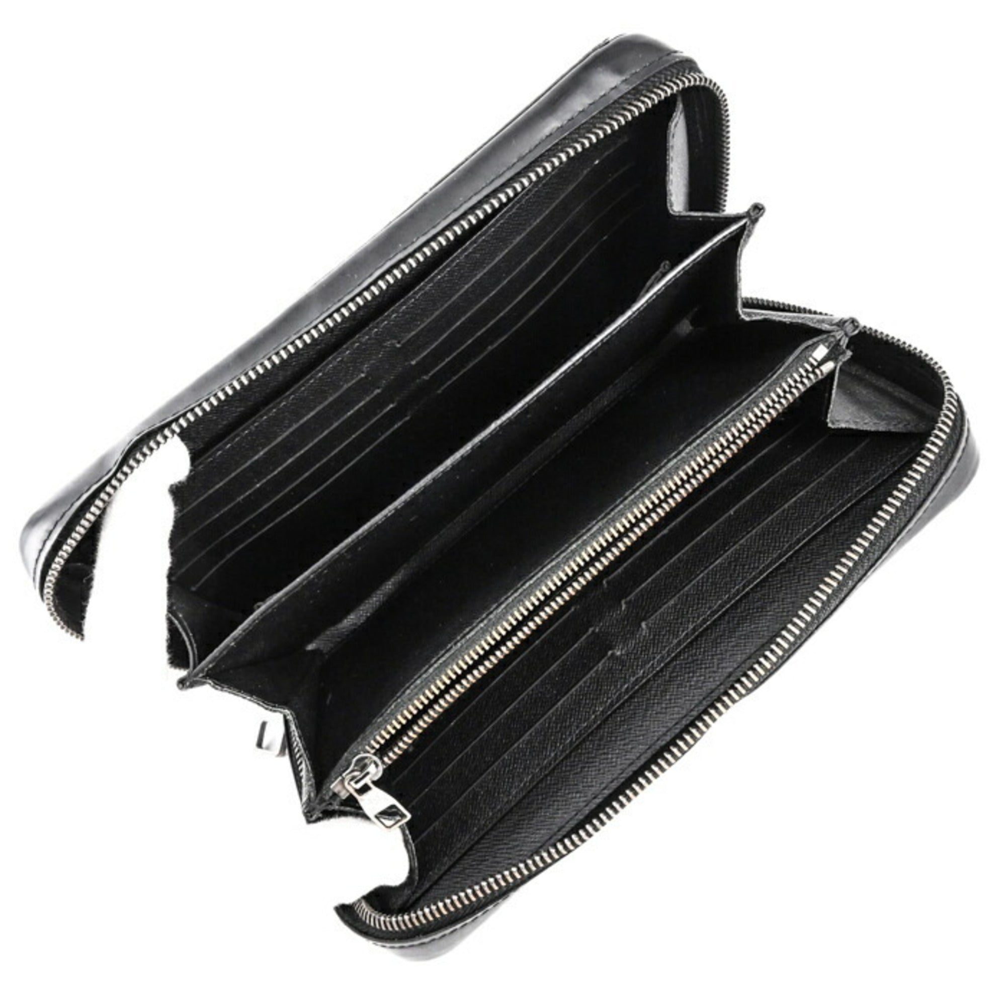 Louis Vuitton Black Monogram Eclipse Long Wallet (Bi-Fold) (Pre-Owned)