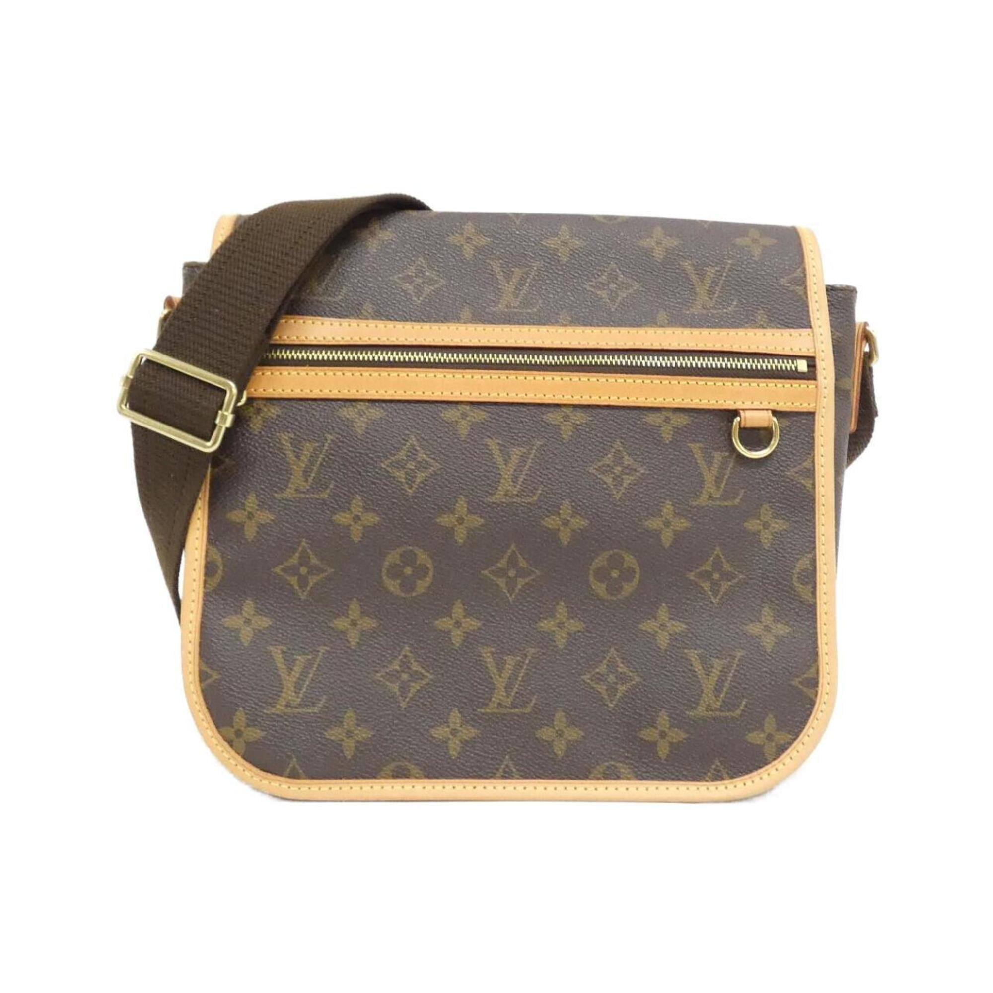 Louis Vuitton Marron Coated Canvas Shoulder Bag (Pre-Owned)
