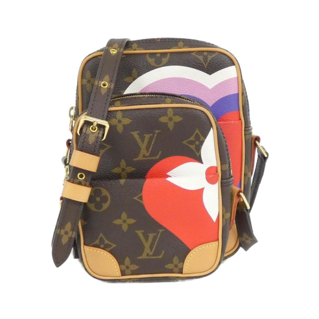 Louis Vuitton Brown Marron Coated Canvas Shoulder Bag (Pre-Owned)
