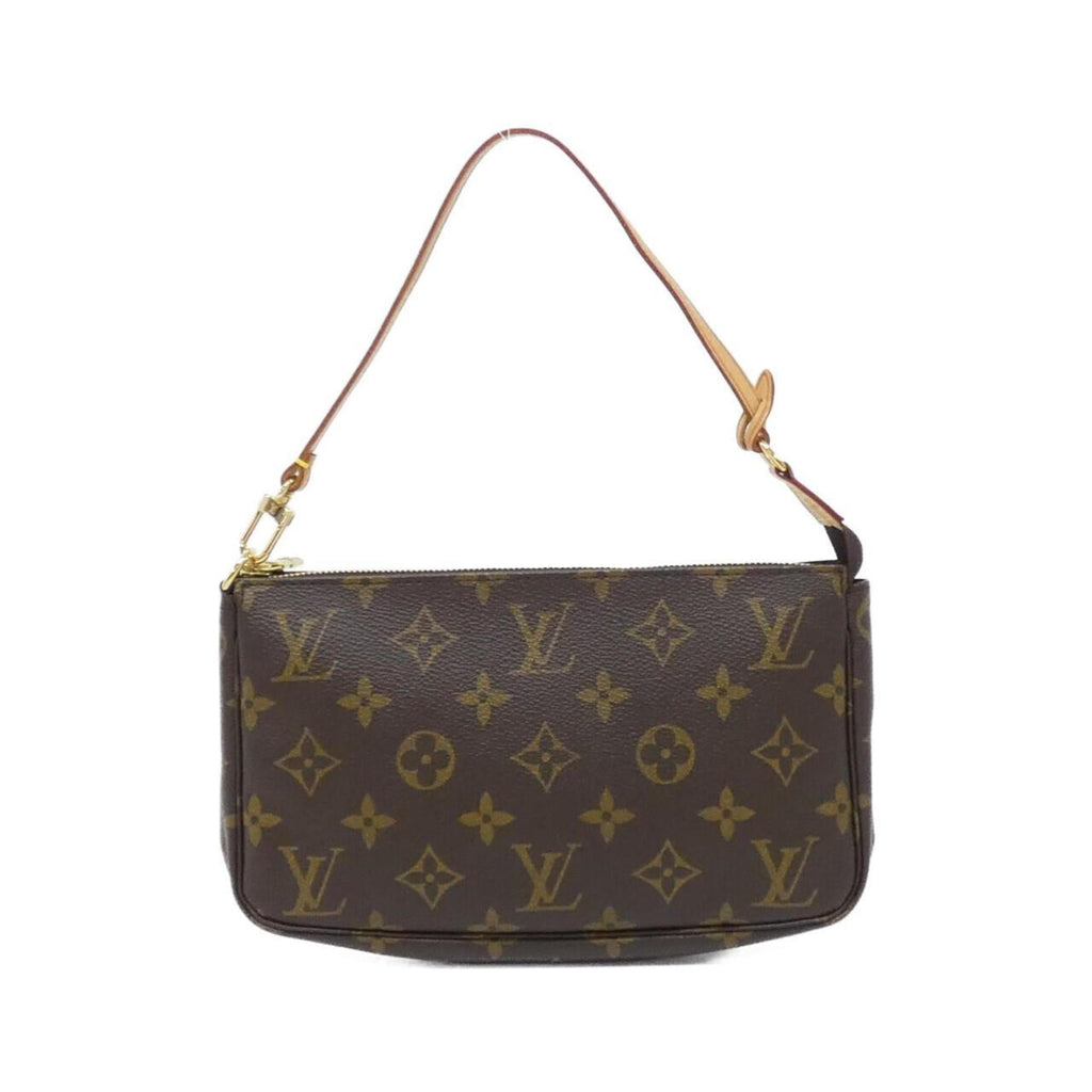 Louis Vuitton Marron Coated Canvas Pouch (Pre-Owned)