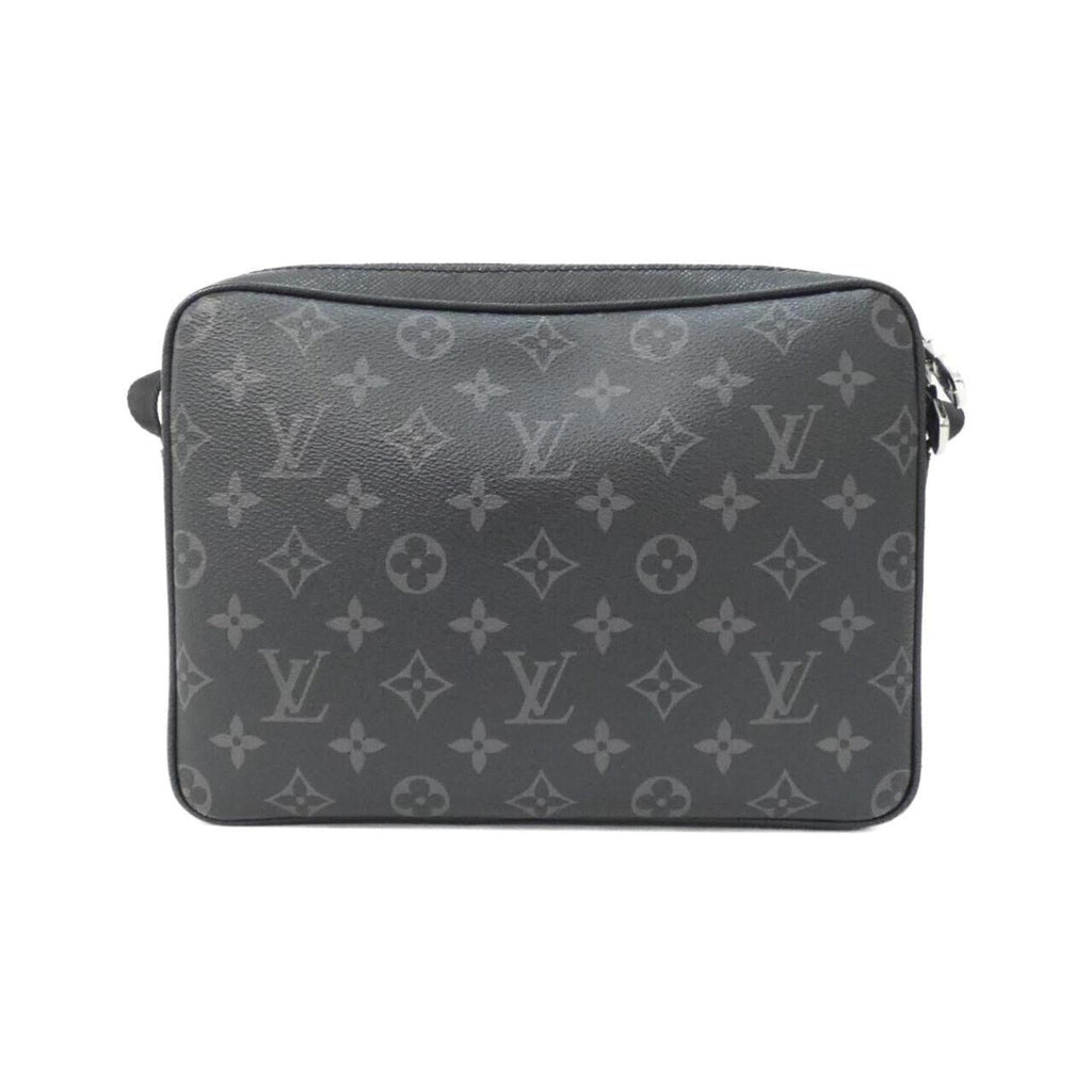 Louis Vuitton Black Coated Canvas Leather Shoulder Bag (Pre-Owned)