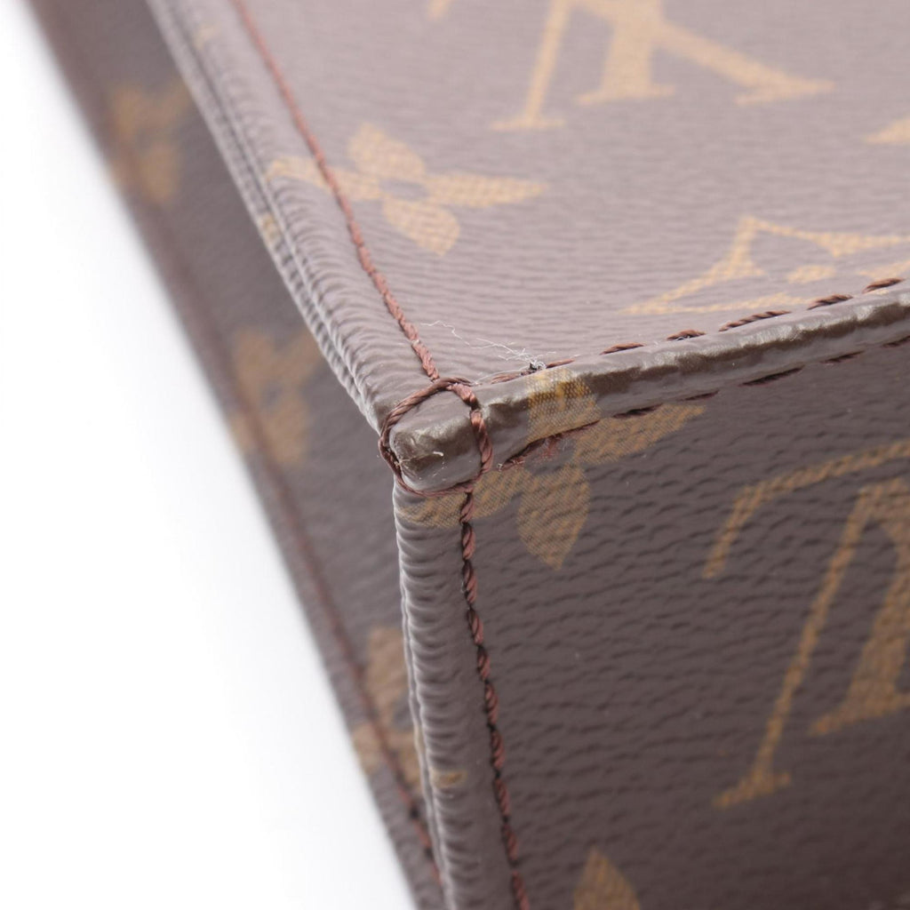 Louis Vuitton Brown Pvc Monogram Leather Coated Canvas Handbag (Pre-Owned)