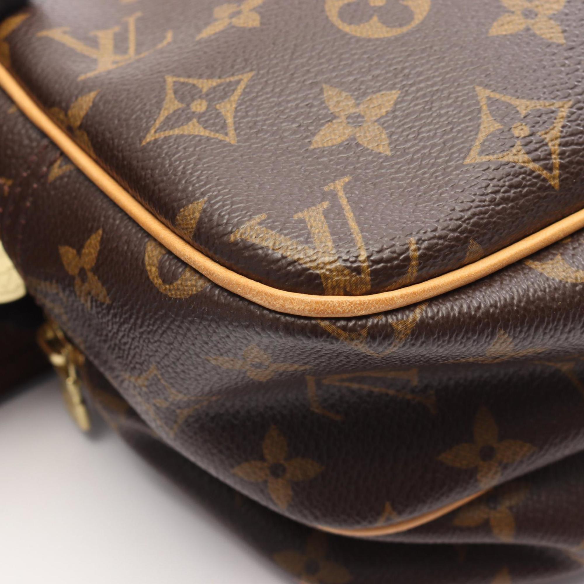 Louis Vuitton Brown Monogram Coated Canvas Shoulder Bag (Pre-Owned)