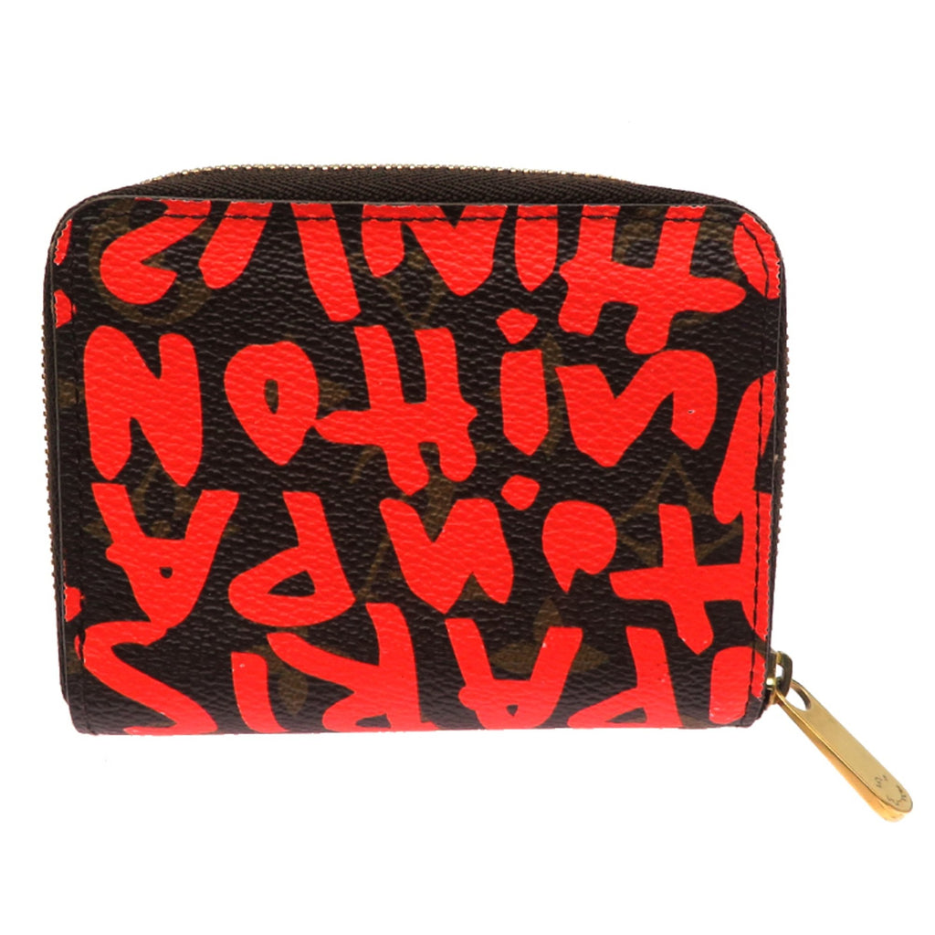 Louis Vuitton Monogram Graffiti Orange Monogram Graffiti Coin Purse/Coin Case (Pre-Owned)