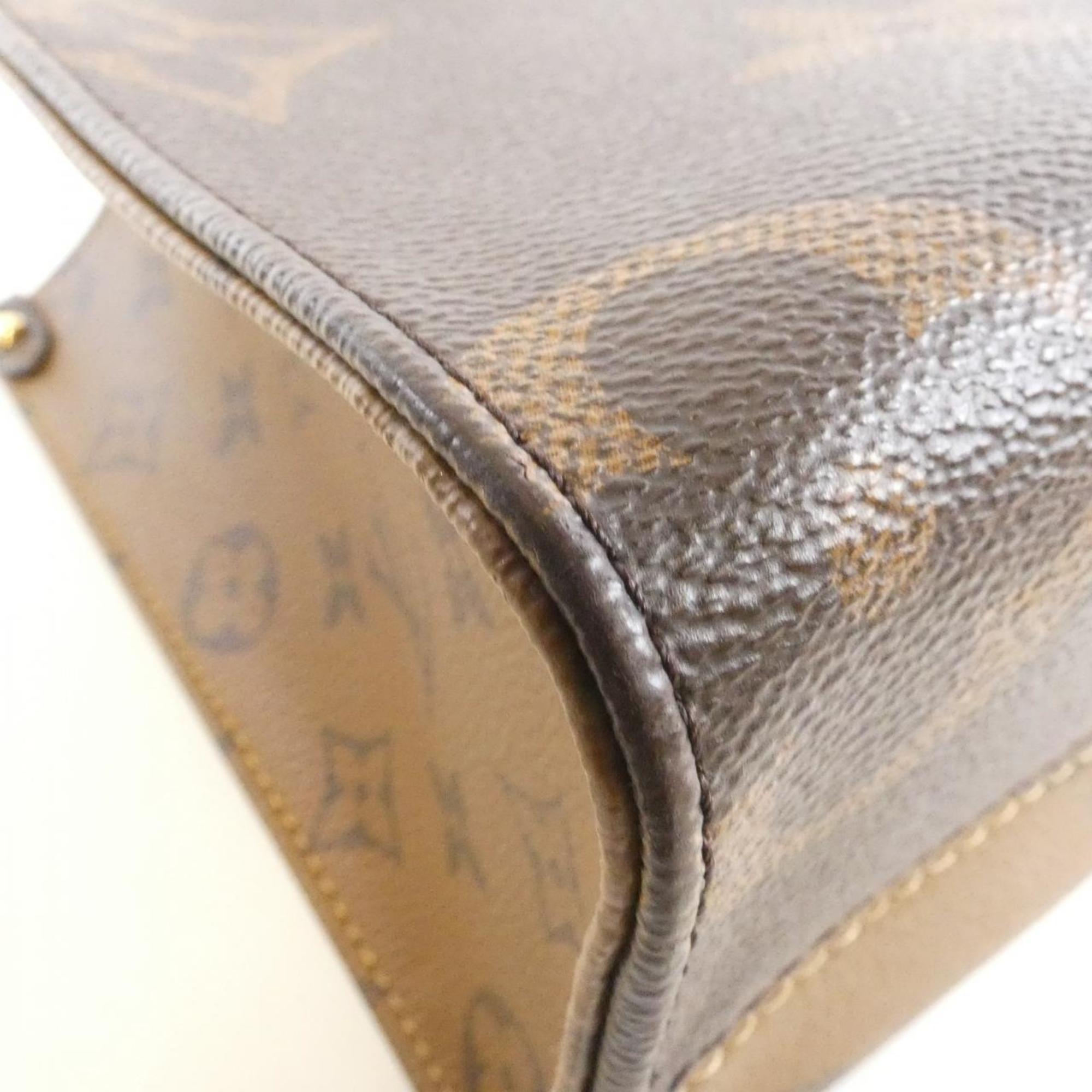Louis Vuitton Marron Coated Canvas Handbag (Pre-Owned)