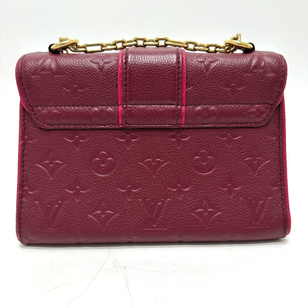 Louis Vuitton Red Color Monogram Empreinte Pochette Shoulder Bag (Pre-Owned)