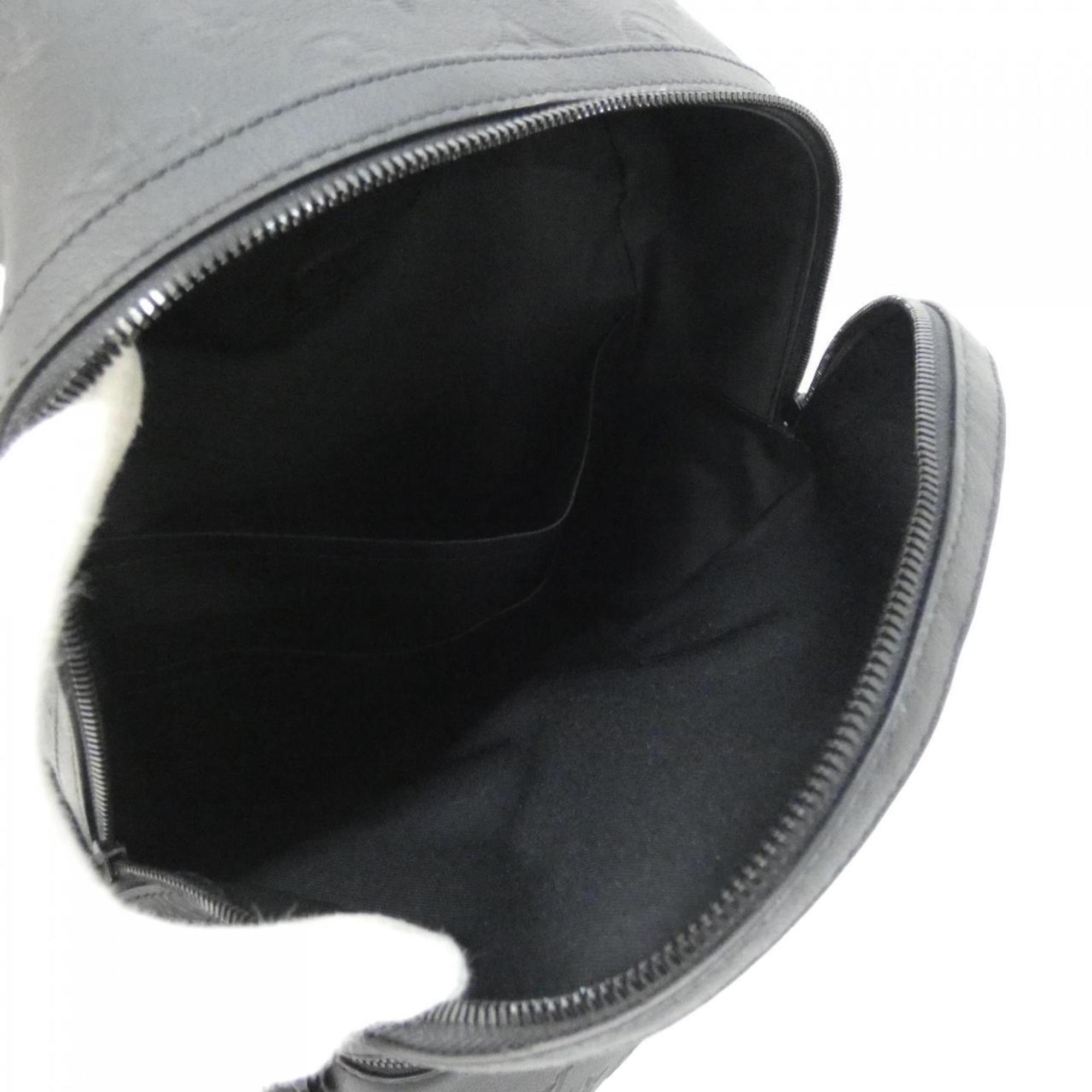 Louis Vuitton Black Leather Backpack (Pre-Owned)