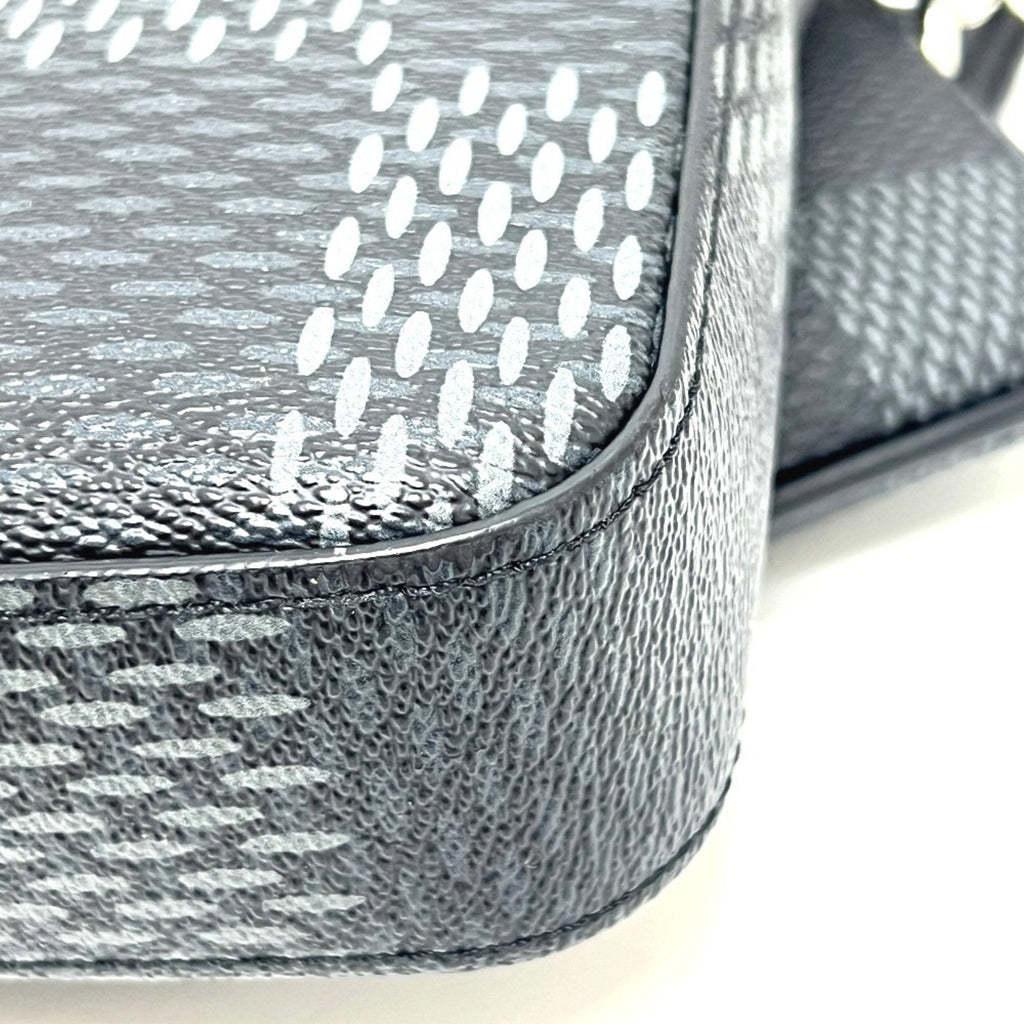 Louis Vuitton Black Galle Damier Graphite Shoulder Bag (Pre-Owned)
