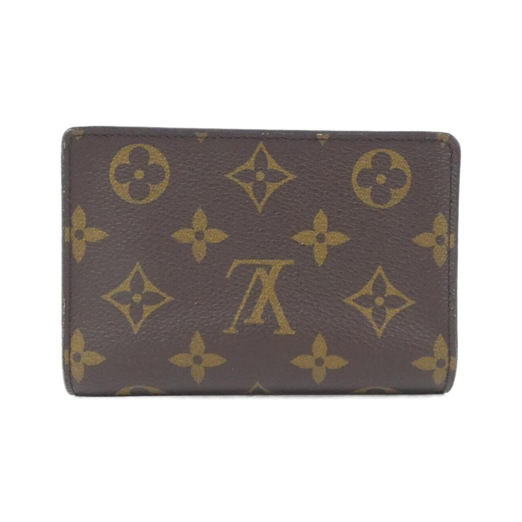 Louis Vuitton Marron Coated Canvas Wallet (Bi-Fold) (Pre-Owned)